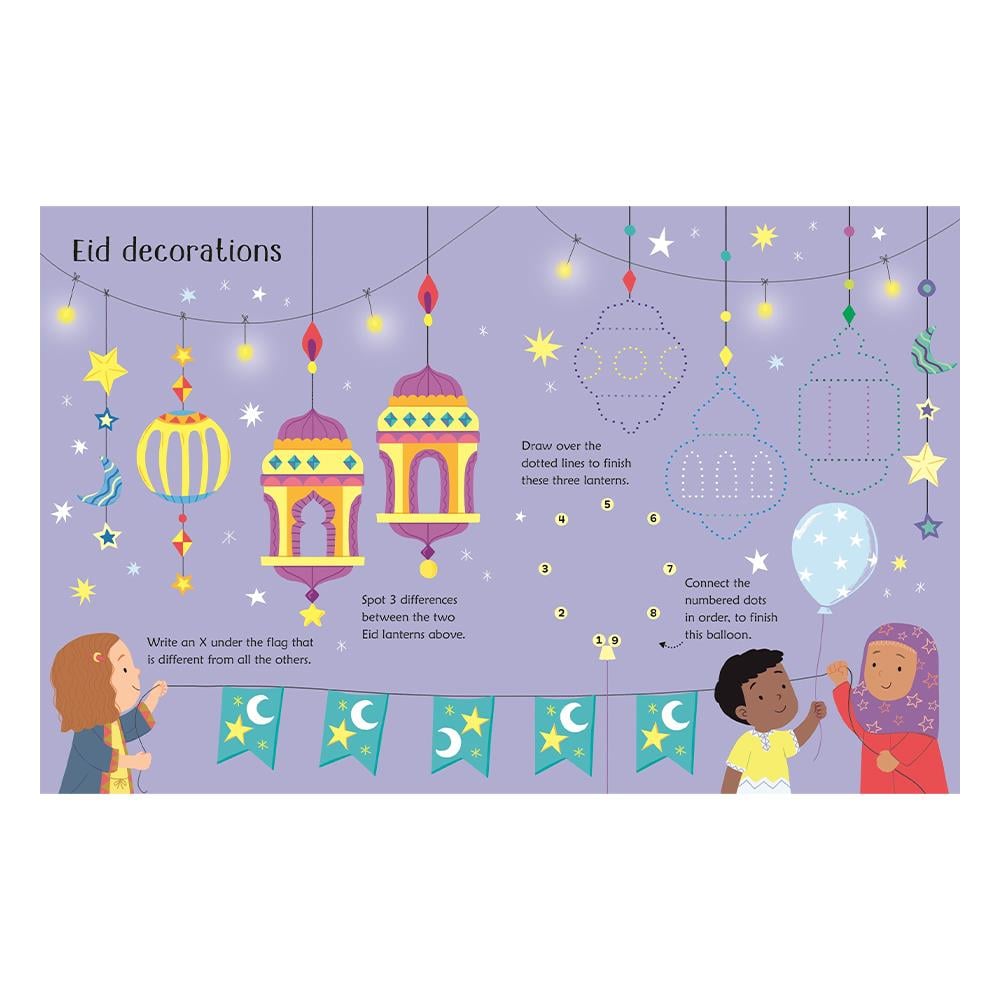 Wipe-Clean - Eid Activities Çocuk Kitapları Uzmanı - Children's Books Expert