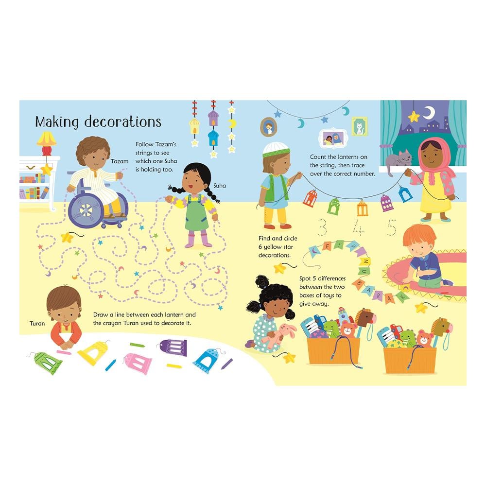Wipe-Clean - Eid Activities Çocuk Kitapları Uzmanı - Children's Books Expert