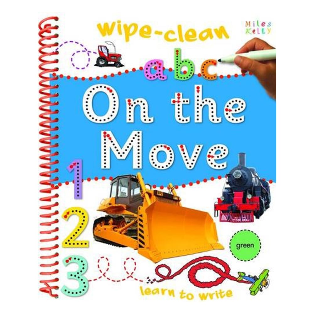 WIPE - CLEAN ON THE MOVE - LEARN TO WRITE Çocuk Kitapları Uzmanı - Children's Books Expert