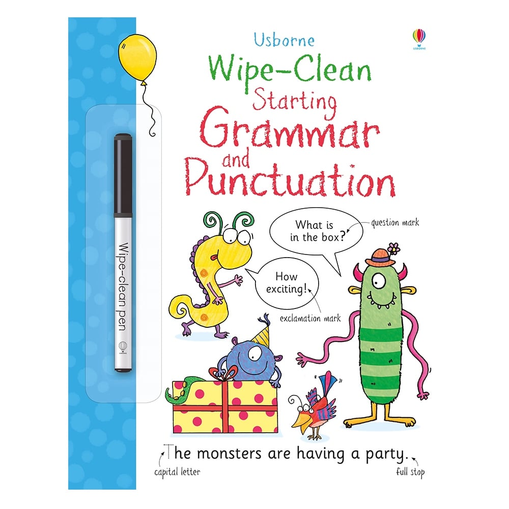 WIPE-CLEAN STARTING GRAMMAR AND PUNCTUATION #yenigelenler Çocuk Kitapları Uzmanı - Children's Books Expert