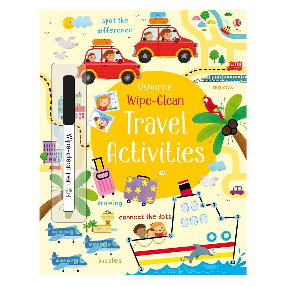 WIPE-CLEAN TRAVEL ACTIVITIES #yenigelenler Çocuk Kitapları Uzmanı - Children's Books Expert