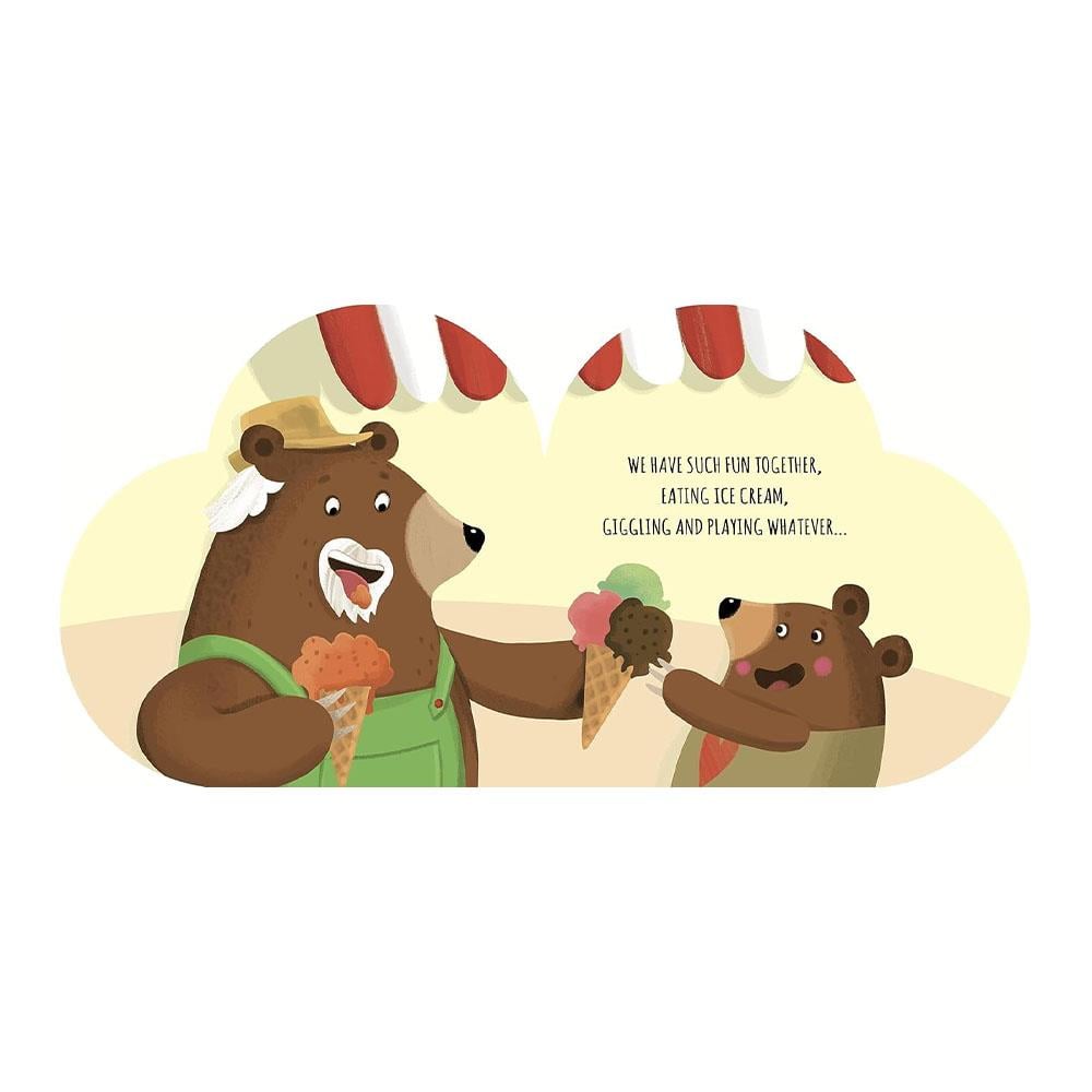 With Love Grandad - Shaped Board Book Çocuk Kitapları Uzmanı - Children's Books Expert