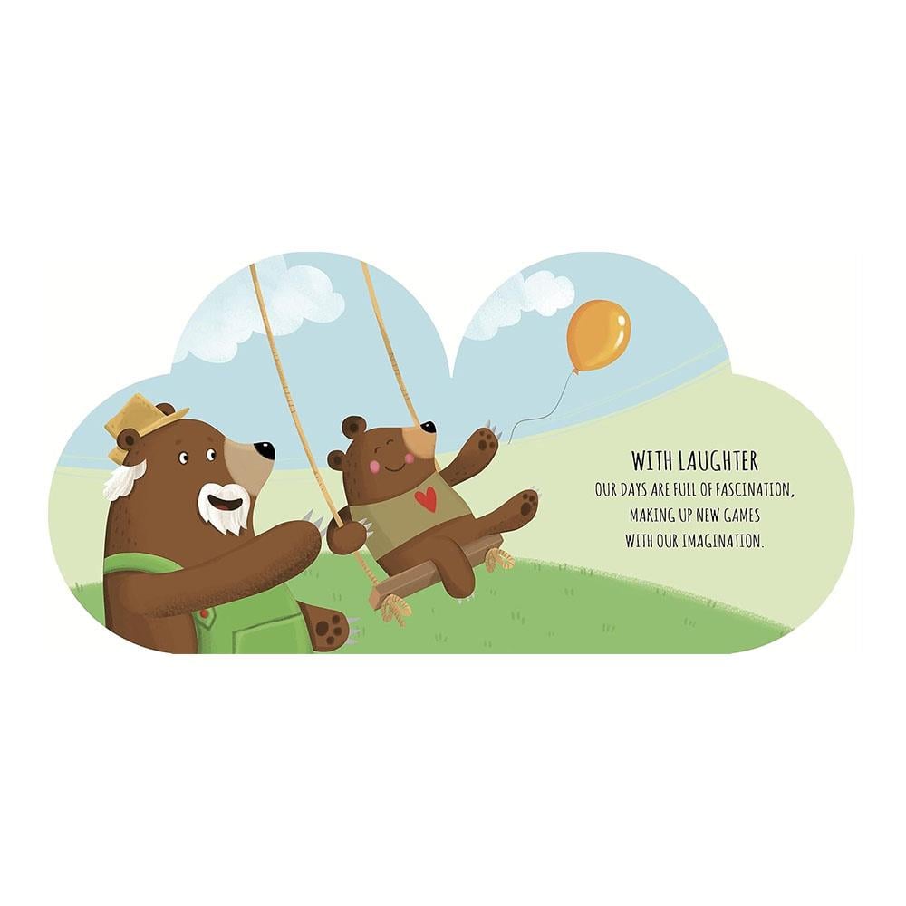 With Love Grandad - Shaped Board Book Çocuk Kitapları Uzmanı - Children's Books Expert