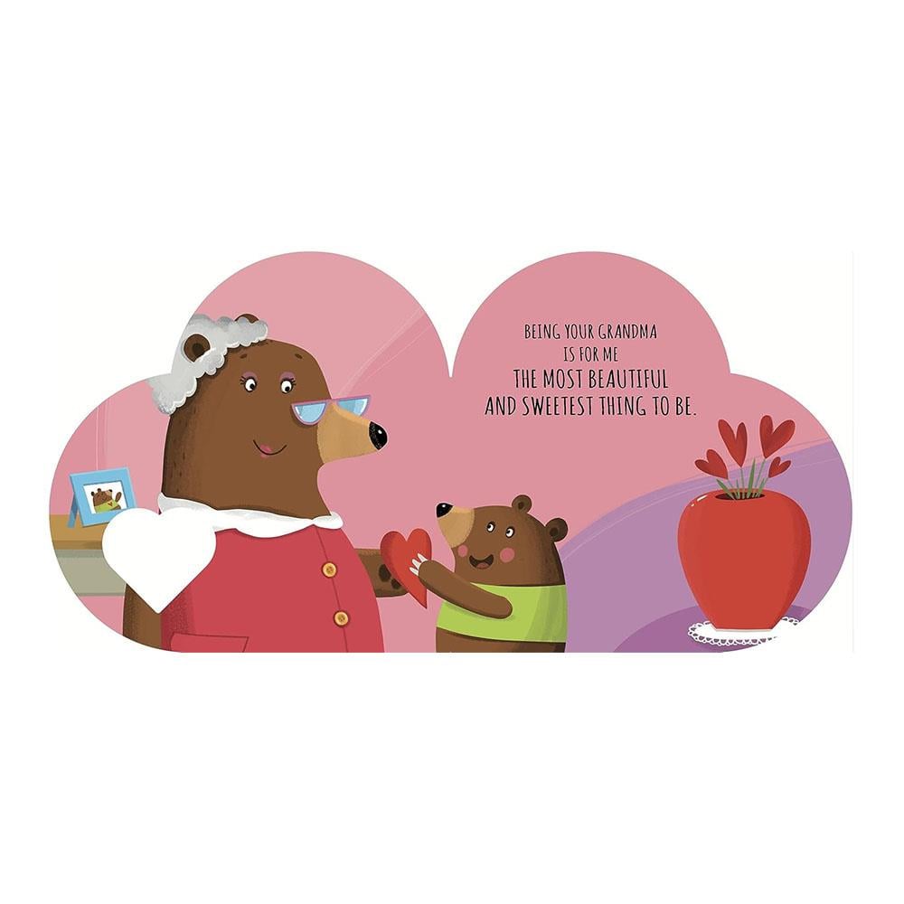 With Love Grandma - Shaped Board Book Çocuk Kitapları Uzmanı - Children's Books Expert