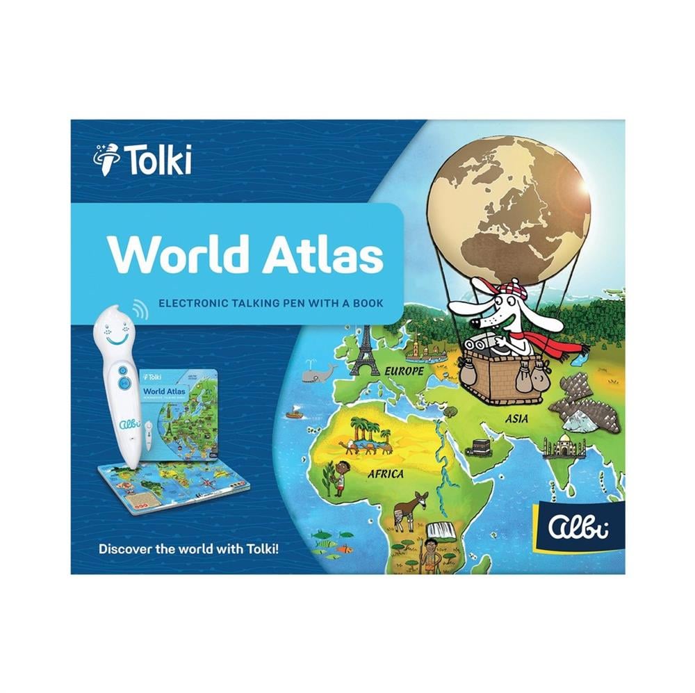 World Atlas Electronic Talking Pen With A Book Çocuk Kitapları Uzmanı - Children's Books Expert
