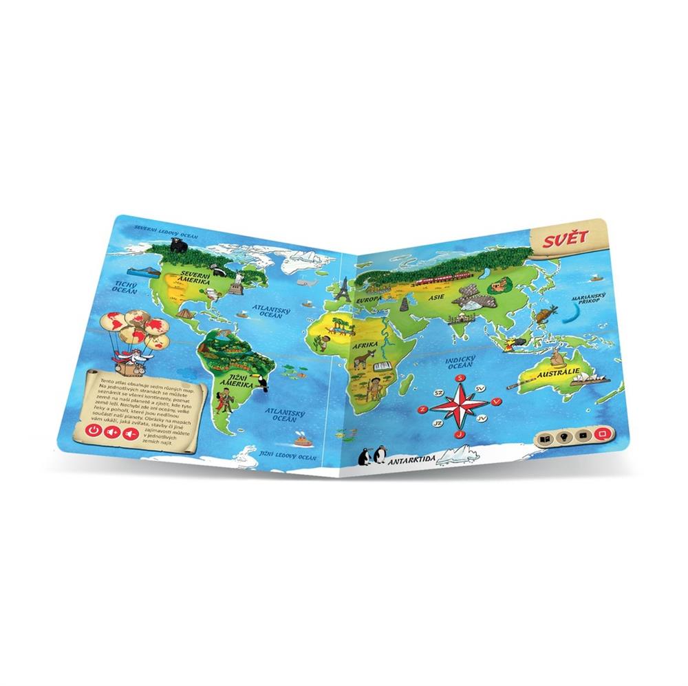 World Atlas Interactive Talking Book Çocuk Kitapları Uzmanı - Children's Books Expert