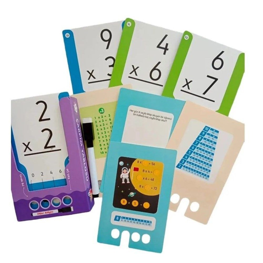 YAZ - SİL ÇARPIM TABLOSU ZİHİNDEN PRATİK İŞLEMLER Çocuk Kitapları Uzmanı - Children's Books Expert