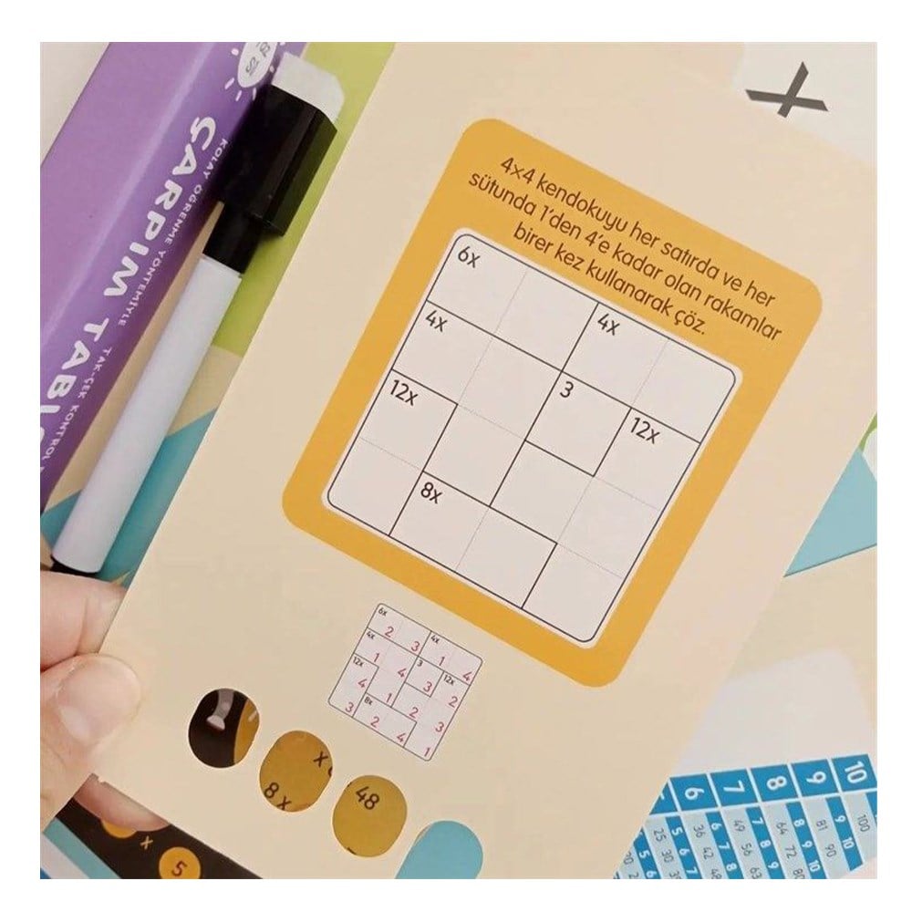 YAZ - SİL ÇARPIM TABLOSU ZİHİNDEN PRATİK İŞLEMLER Çocuk Kitapları Uzmanı - Children's Books Expert
