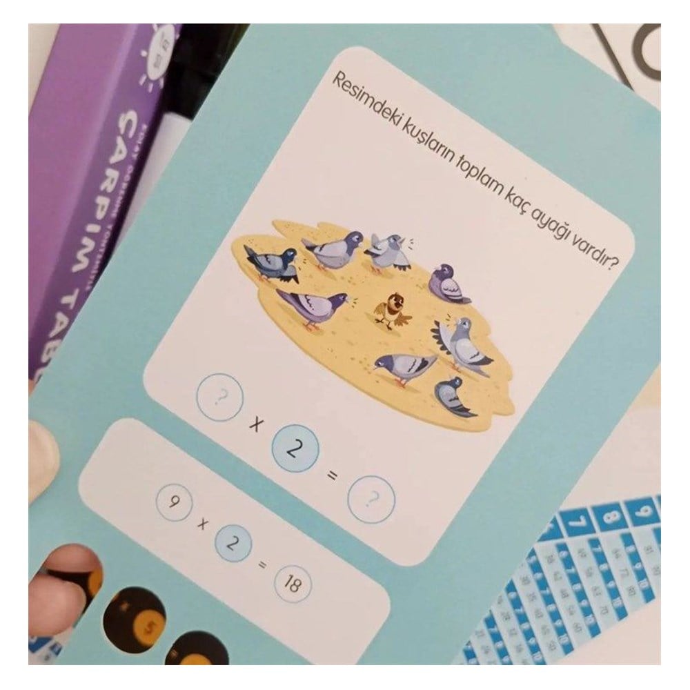 YAZ - SİL ÇARPIM TABLOSU ZİHİNDEN PRATİK İŞLEMLER Çocuk Kitapları Uzmanı - Children's Books Expert