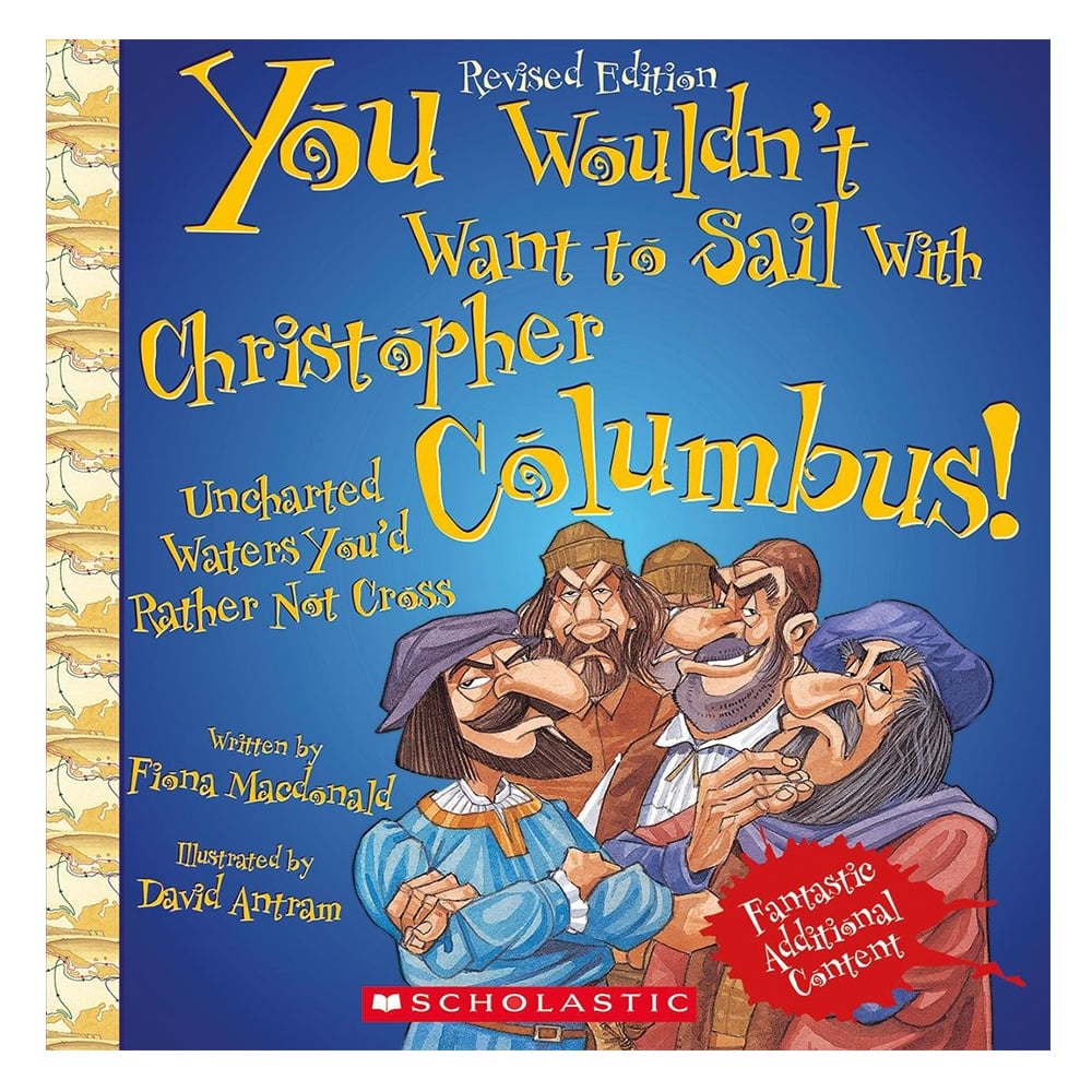 YOU WOULDN T WANT TO SAIL WITH CHRISTOPHER COLUMBU Çocuk Kitapları Uzmanı - Children's Books Expert
