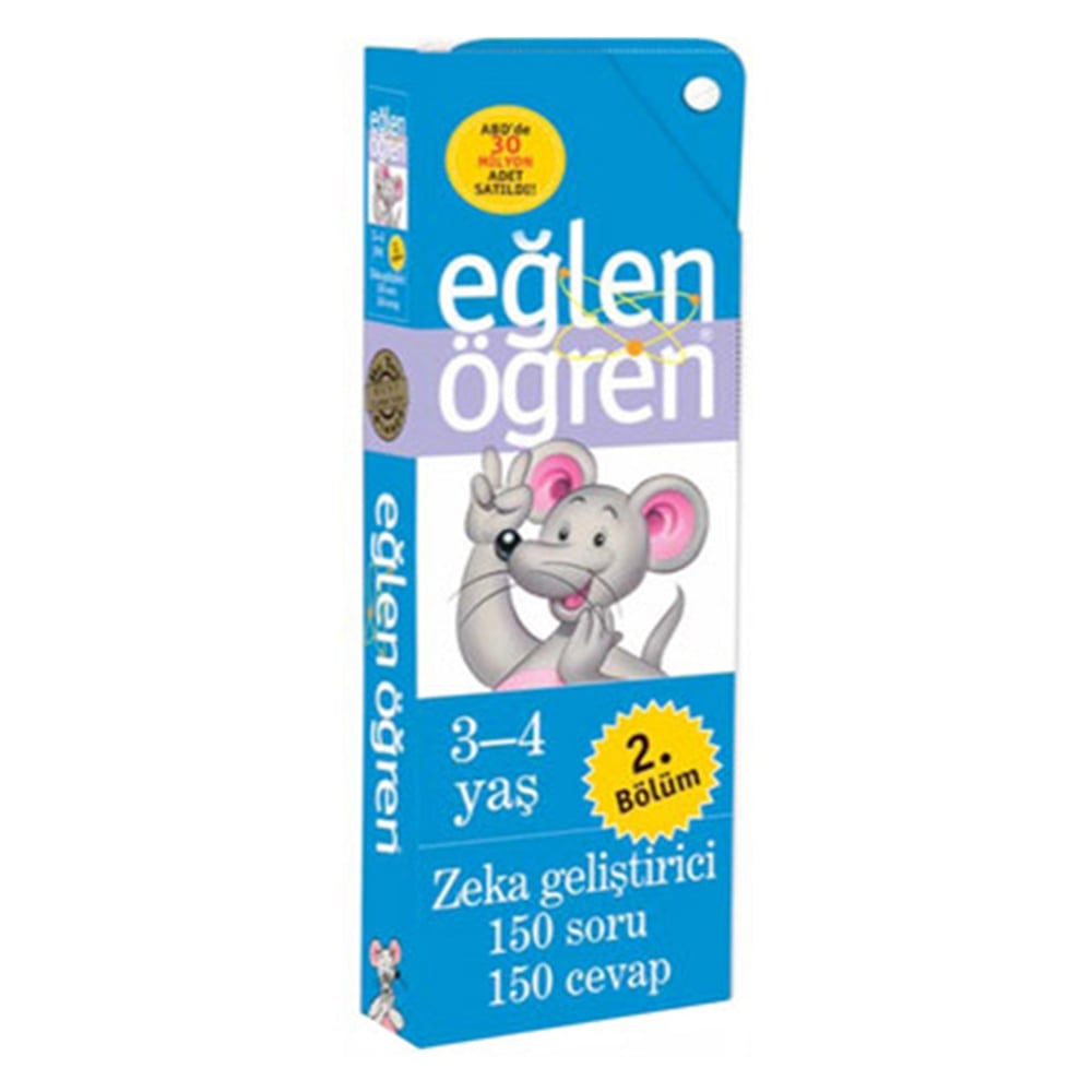 ZEKA GELİŞTİRİCİ 150 SORU 150 CEVAP 3-4 YAŞ 2. BÖLÜM Çocuk Kitapları Uzmanı - Children's Books Expert