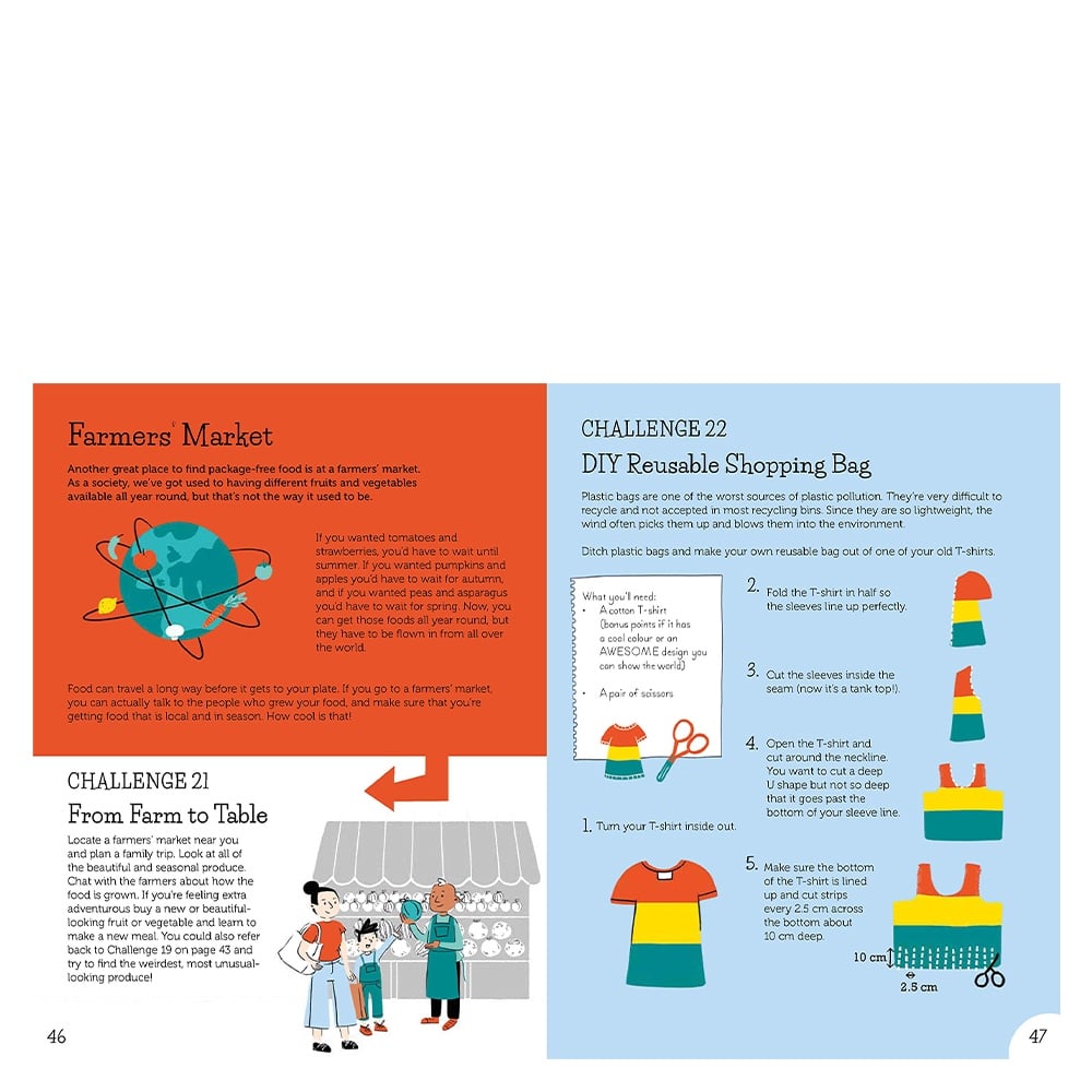ZERO WASTE KIDS - 30 CHALLENGES TO CUT DOWN WASTE Çocuk Kitapları Uzmanı - Children's Books Expert