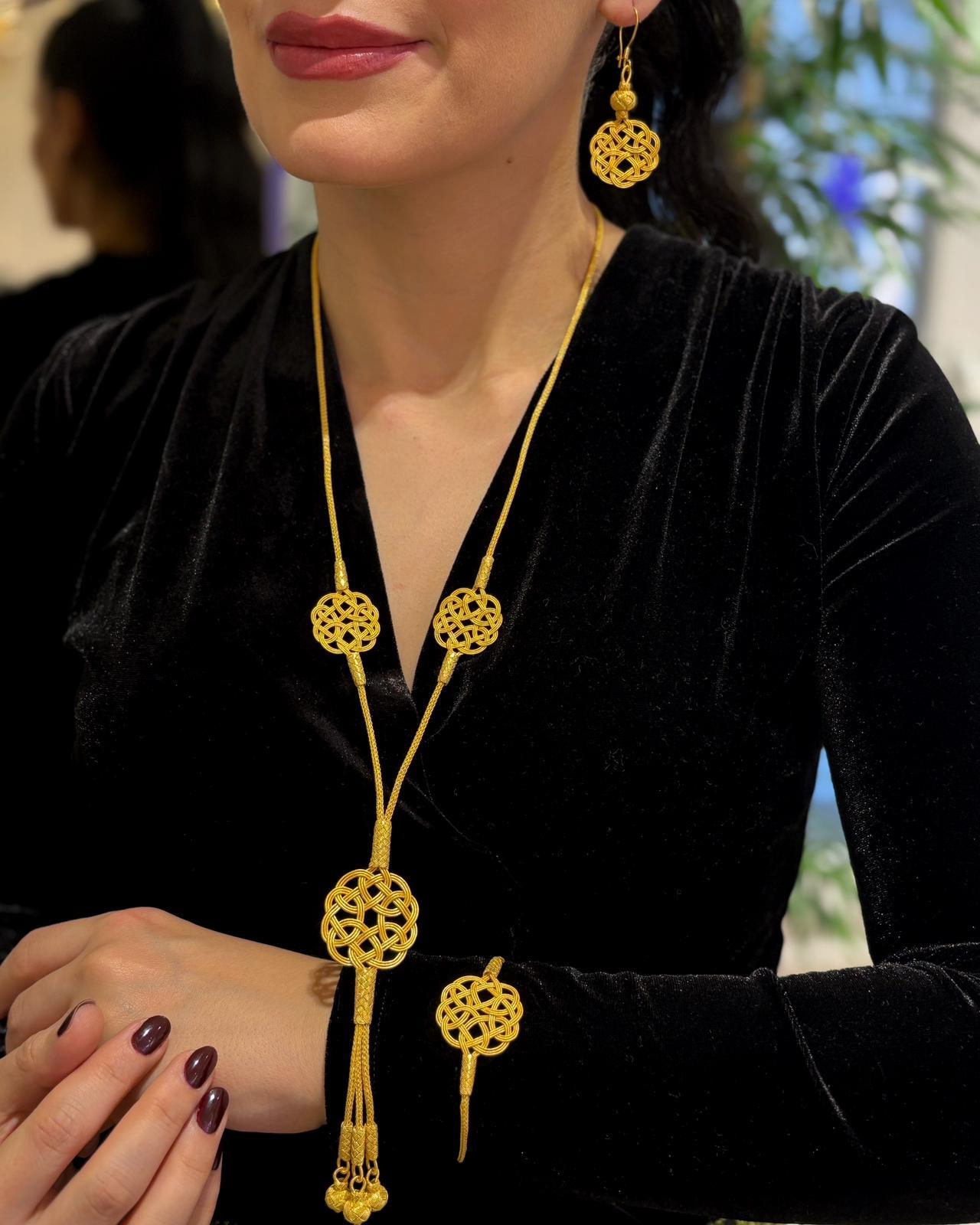 1000 Ayar Gümüş Kazaziye Kolye Bileklik ve Küpe