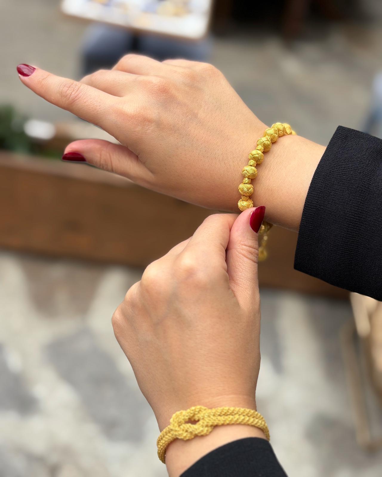 1000 Ayar Gümüş Kazaziye Toplu Bileklik