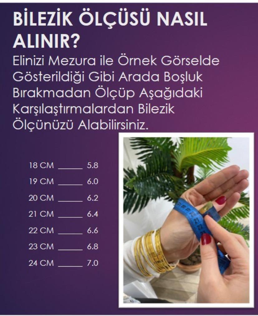 925 Ayar Gümüş Başak Ajda Bilezik 