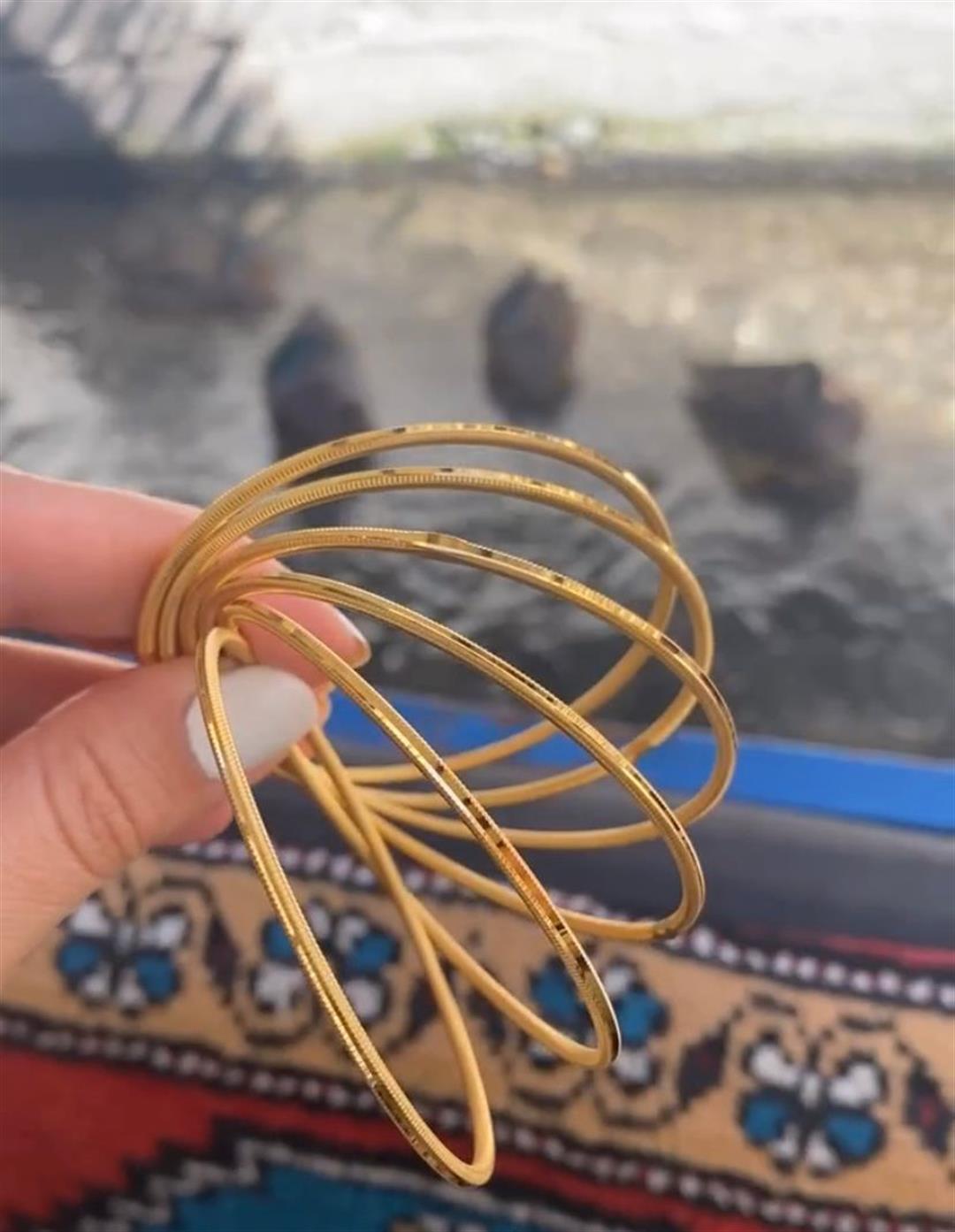 925 Ayar Gümüş Kalın Tel Bilezik