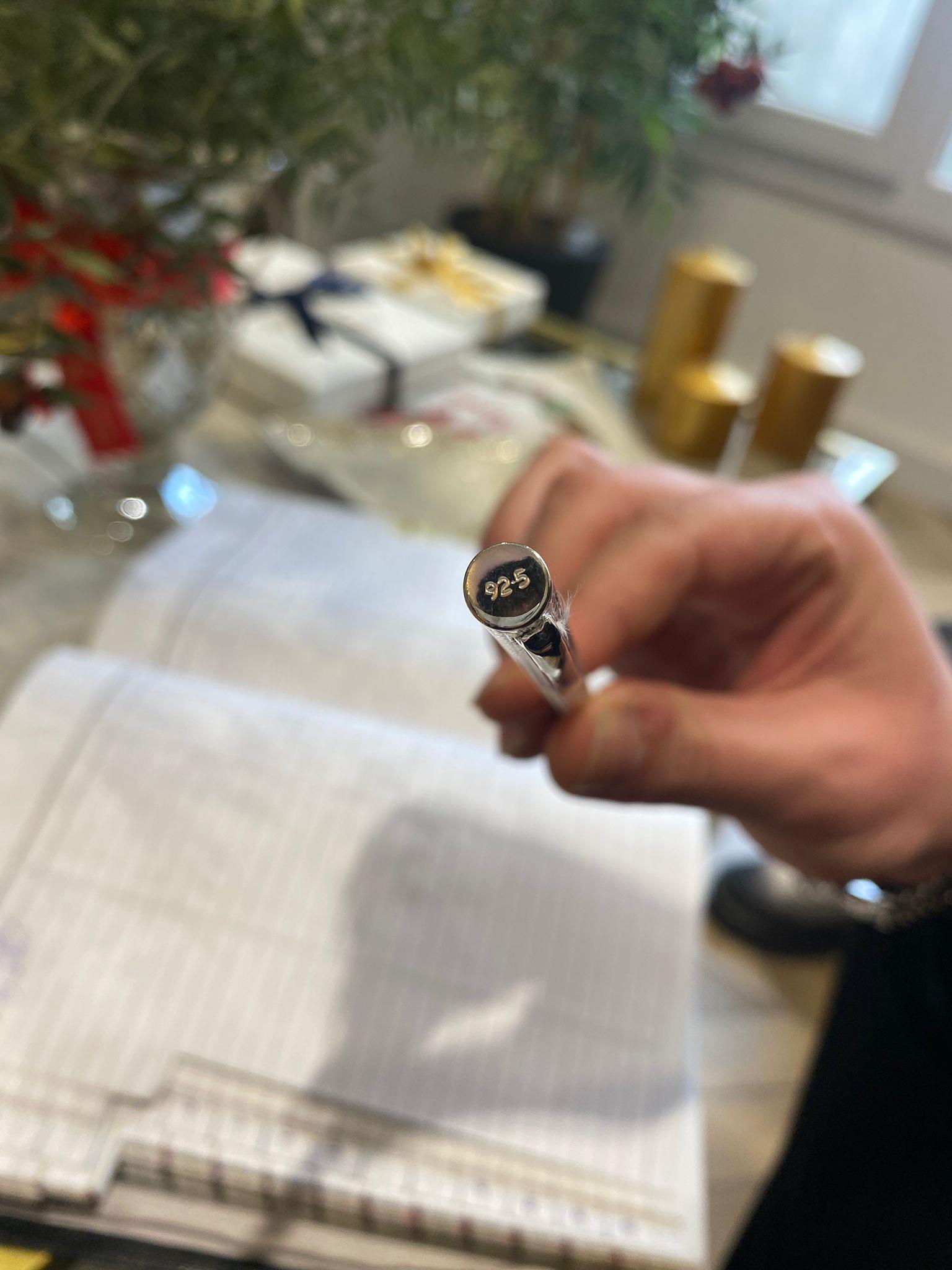 925 Ayar Gümüş Tükenmez Kalem