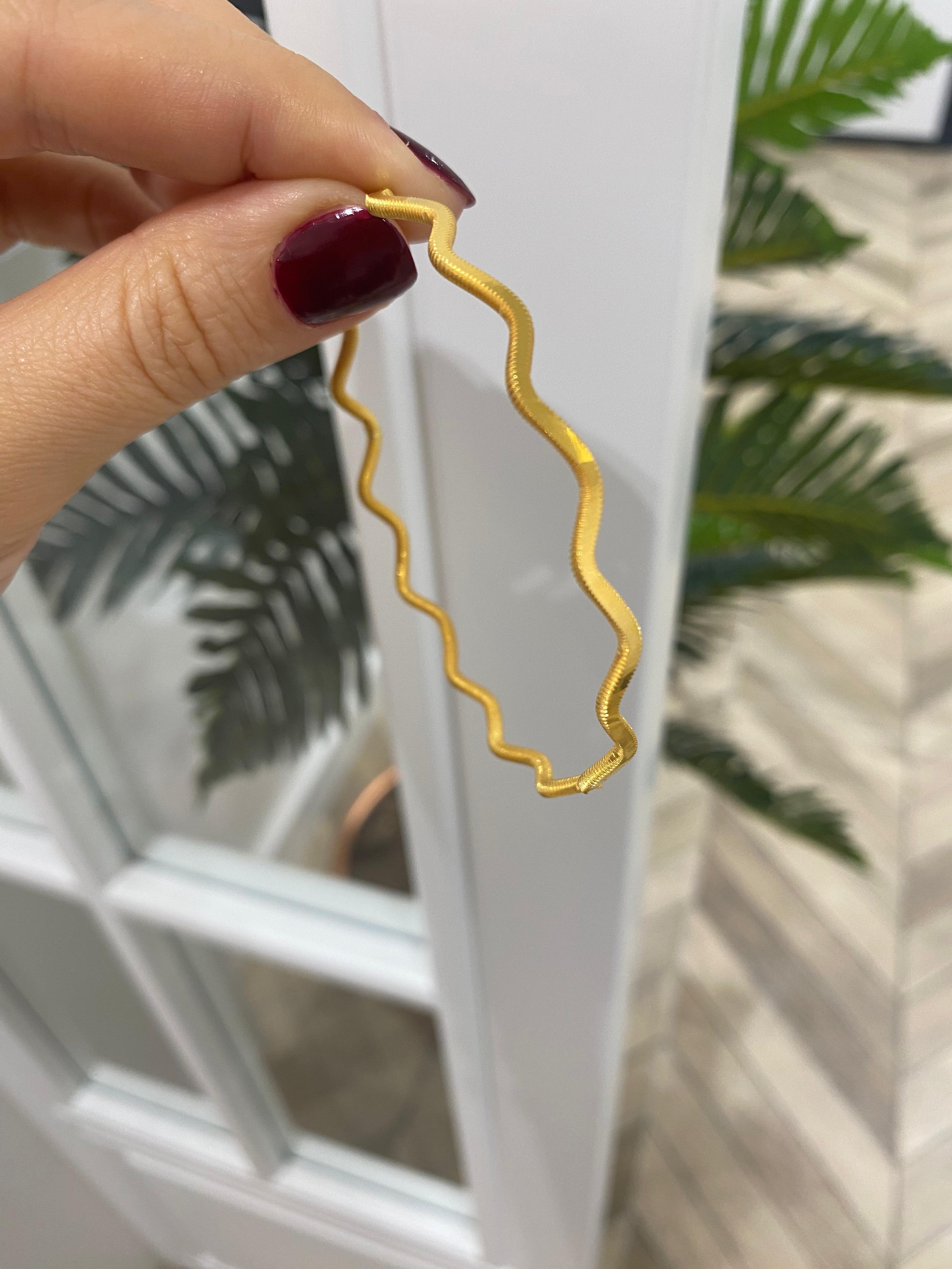 925 Ayar Gümüş Zigzak Ajda Bilezik