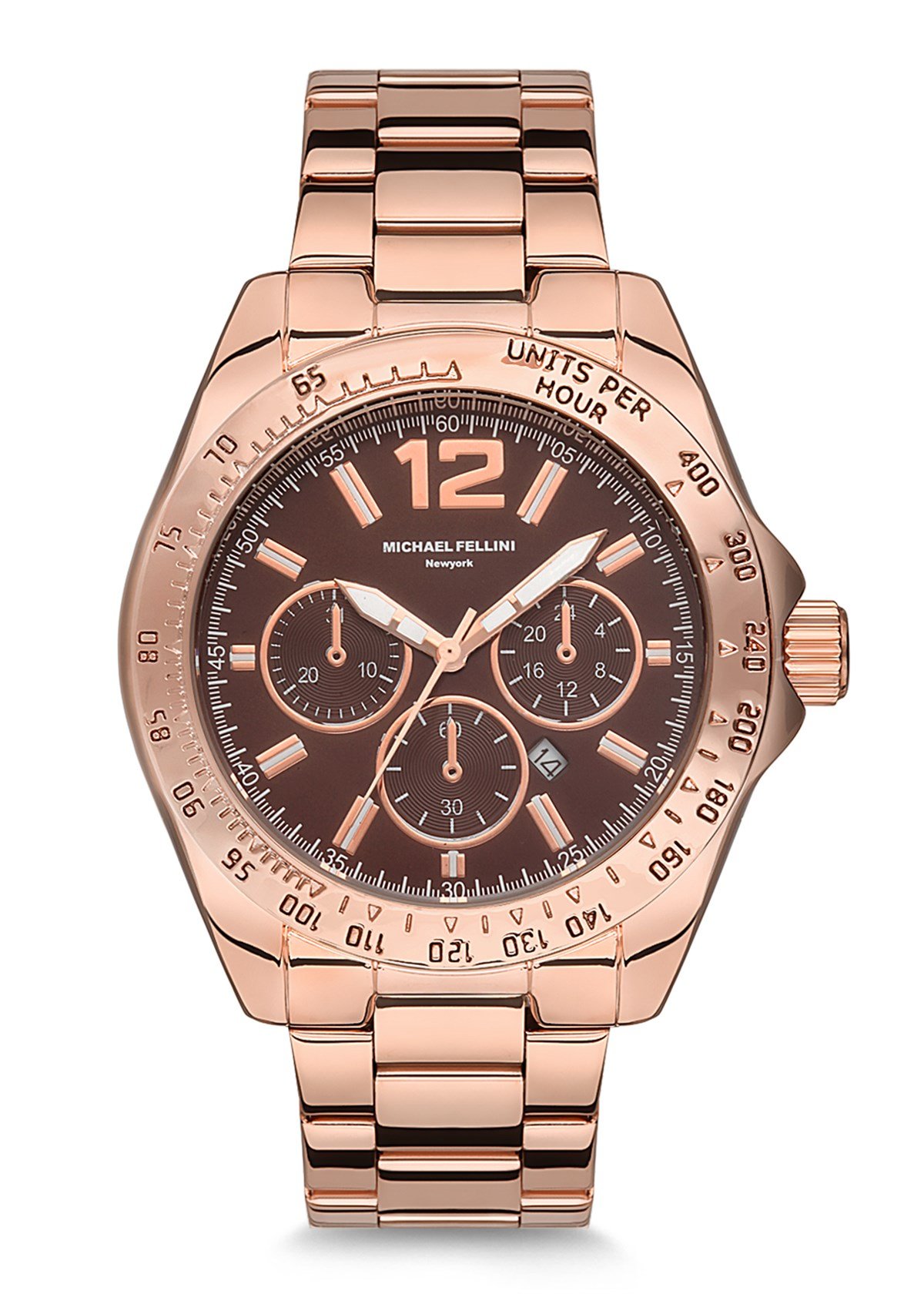 Bronz Michael Fellini 1074-4 Unısex Kol Saati