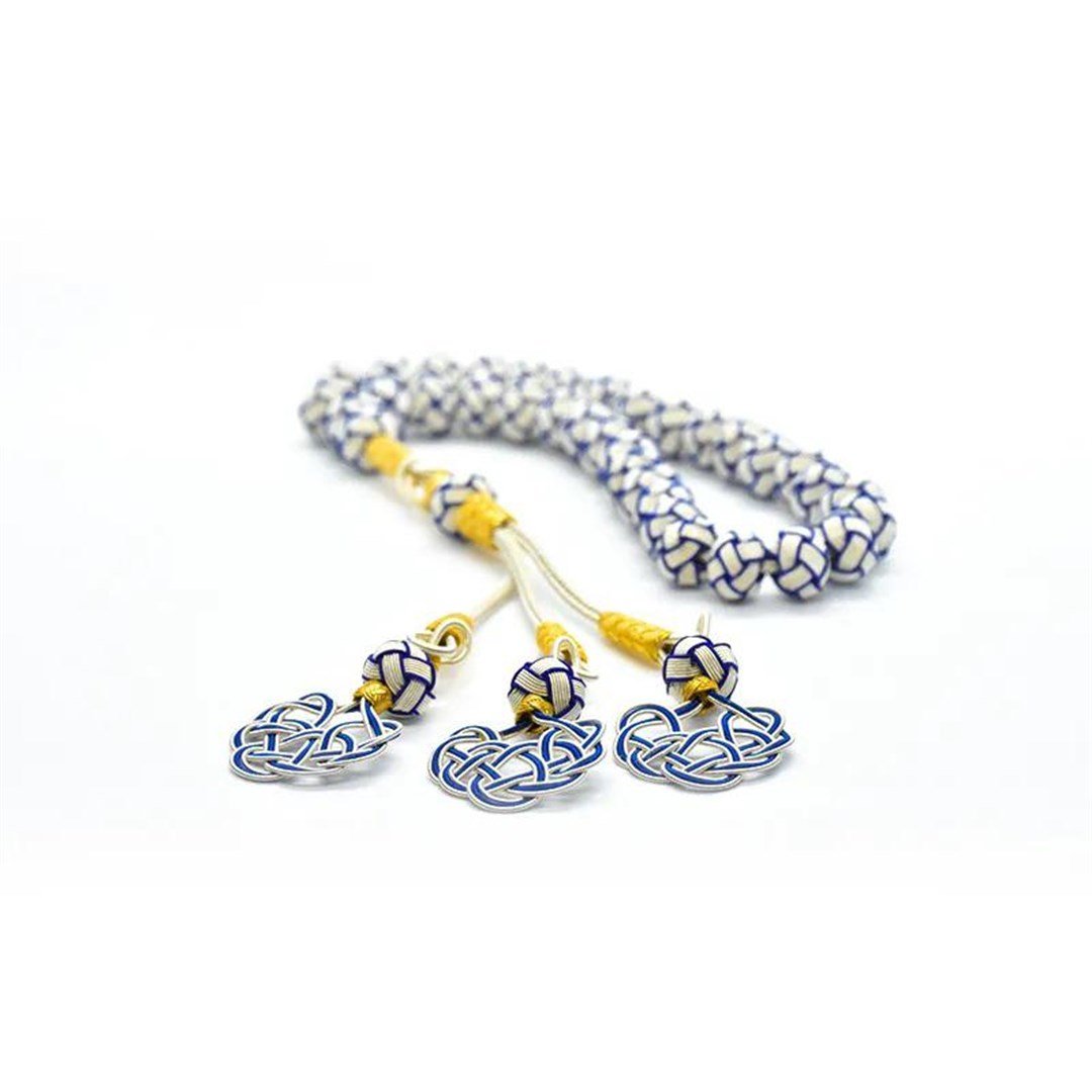 Erkek Gümüş Aşk Düğümü Kazaziye Tesbih