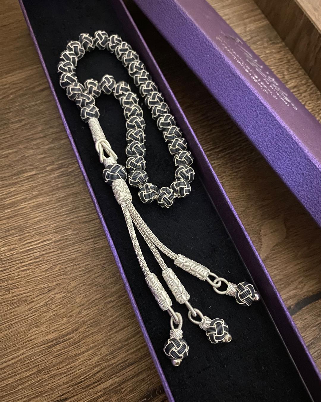 Erkek Gümüş Kazaziye Tesbih