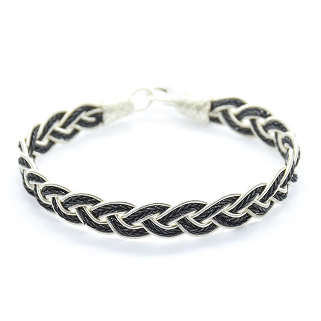 Gümüş Örme Kazaziye Bileklik