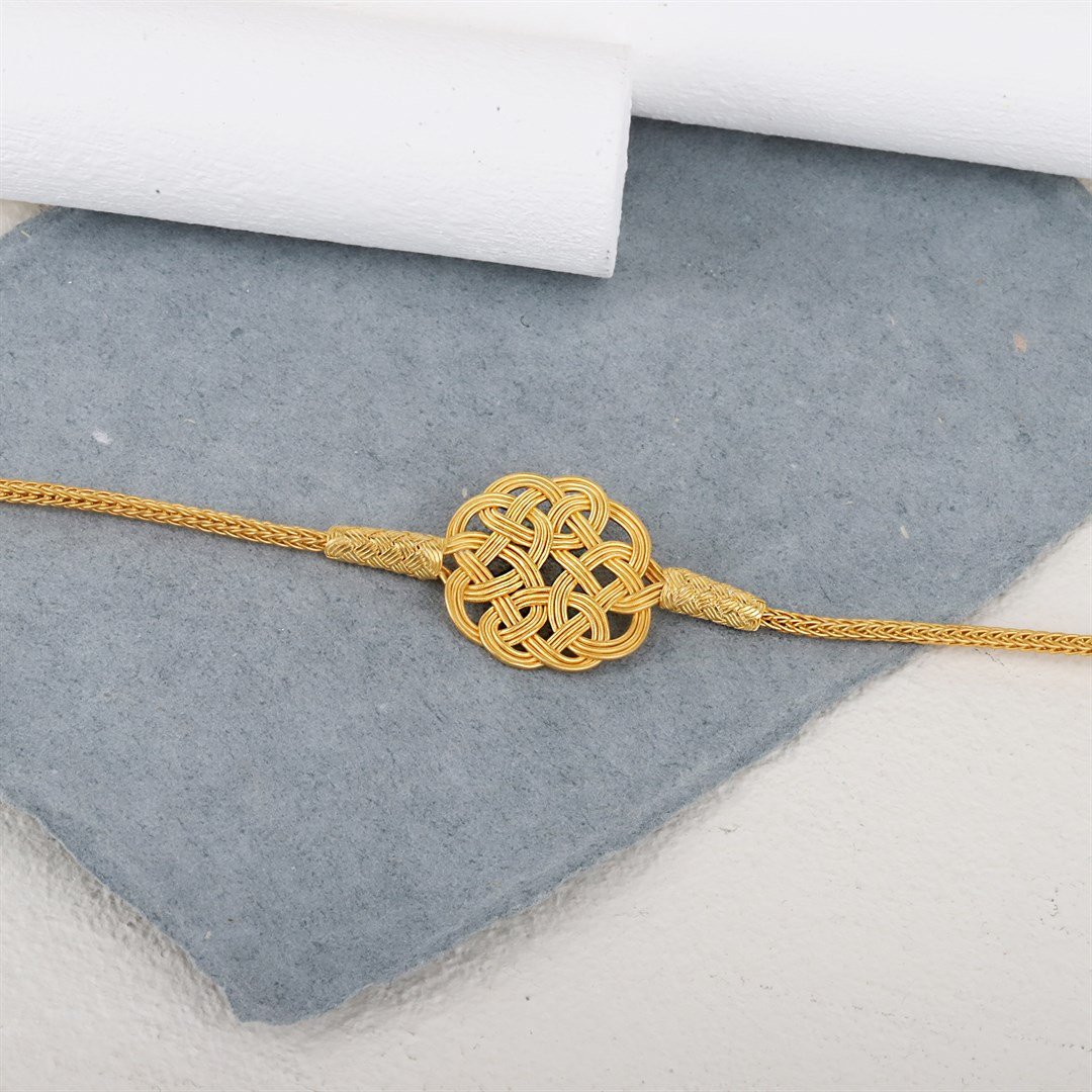 Kadın Altın Kaplama Kazaziye Bileklik