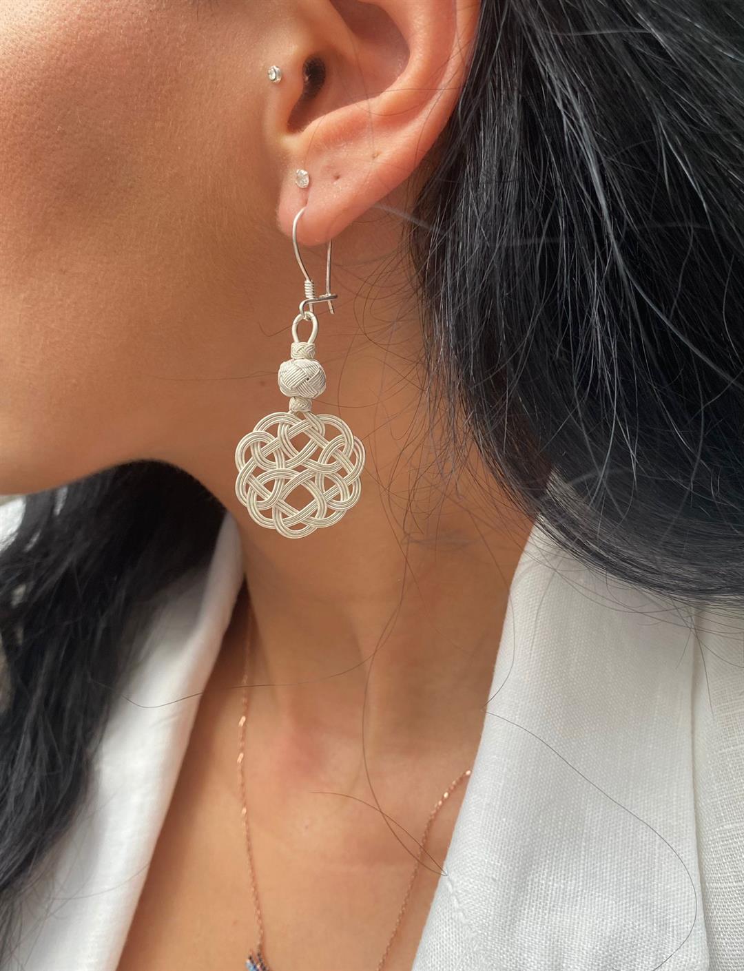 Kadın Aşk Düğümü Kazaziye Küpe