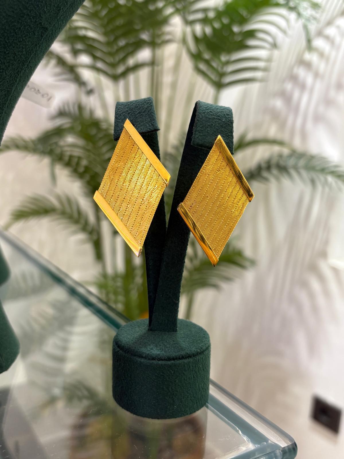 Kadın Gümüş 11 Sıra Hasır Küpe