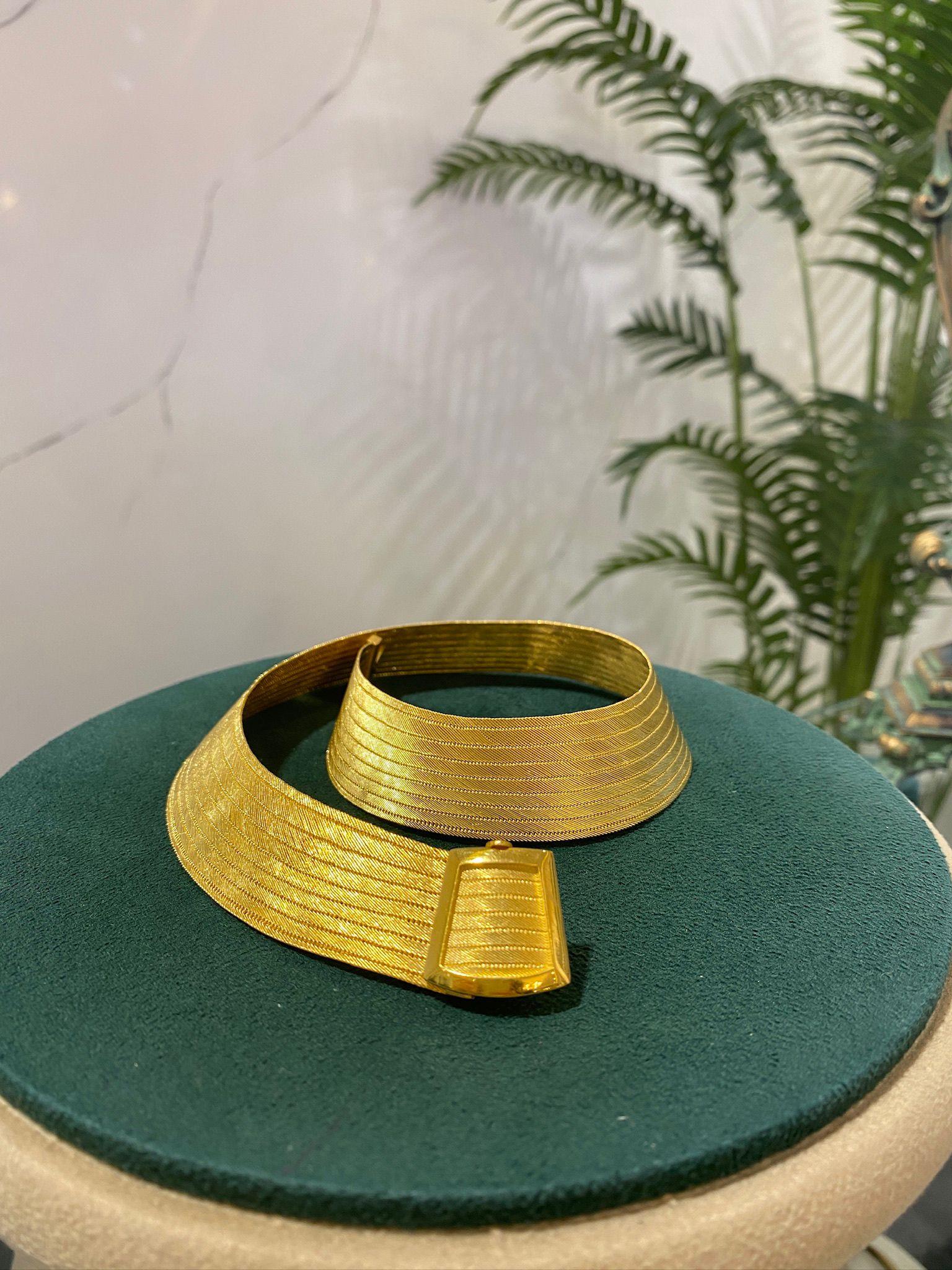 Kadın Gümüş 9 Sıra Klasik Toka Hasır Gerdanlık