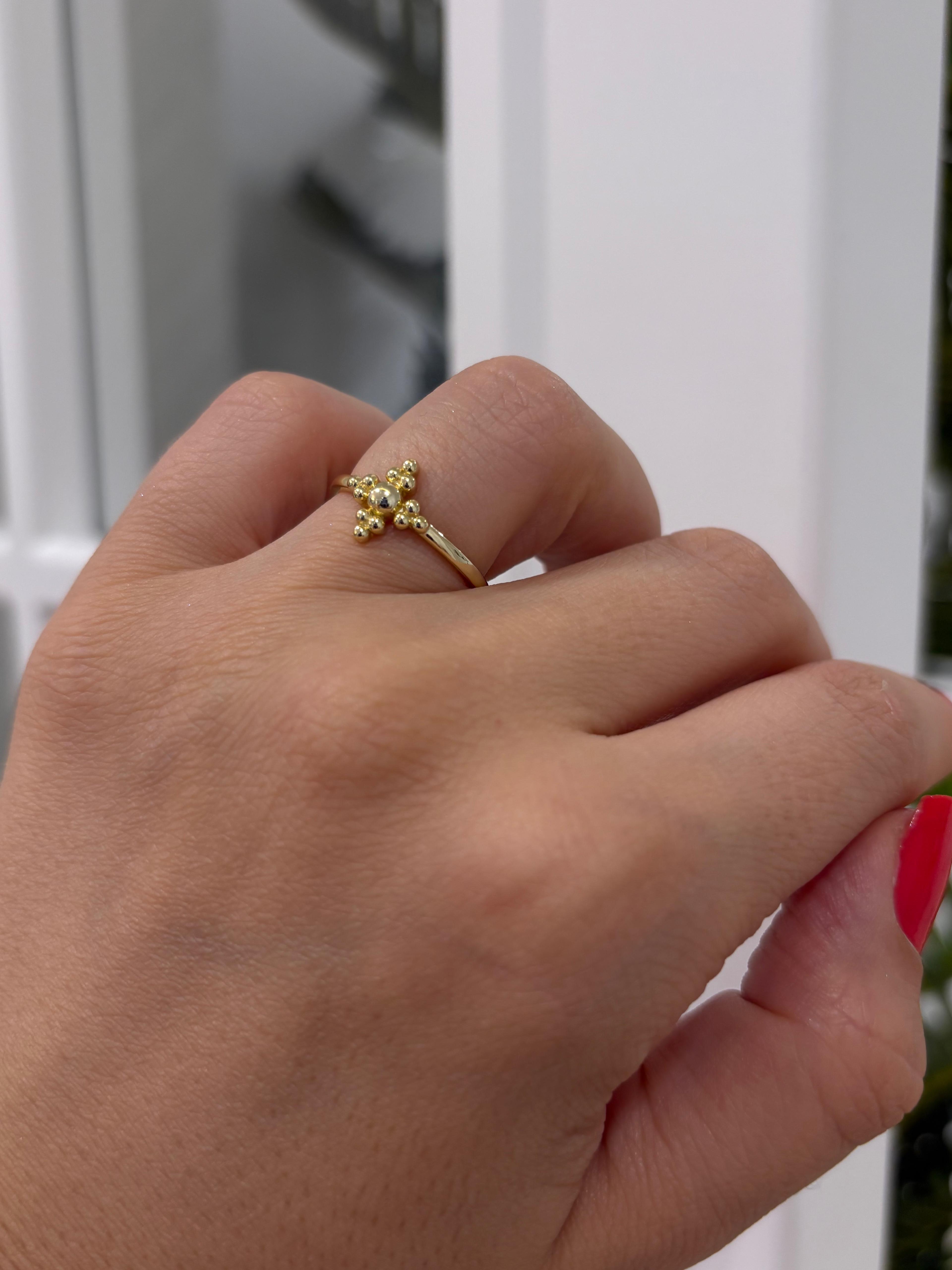 Kadın Gümüş Çıtır Yüzük