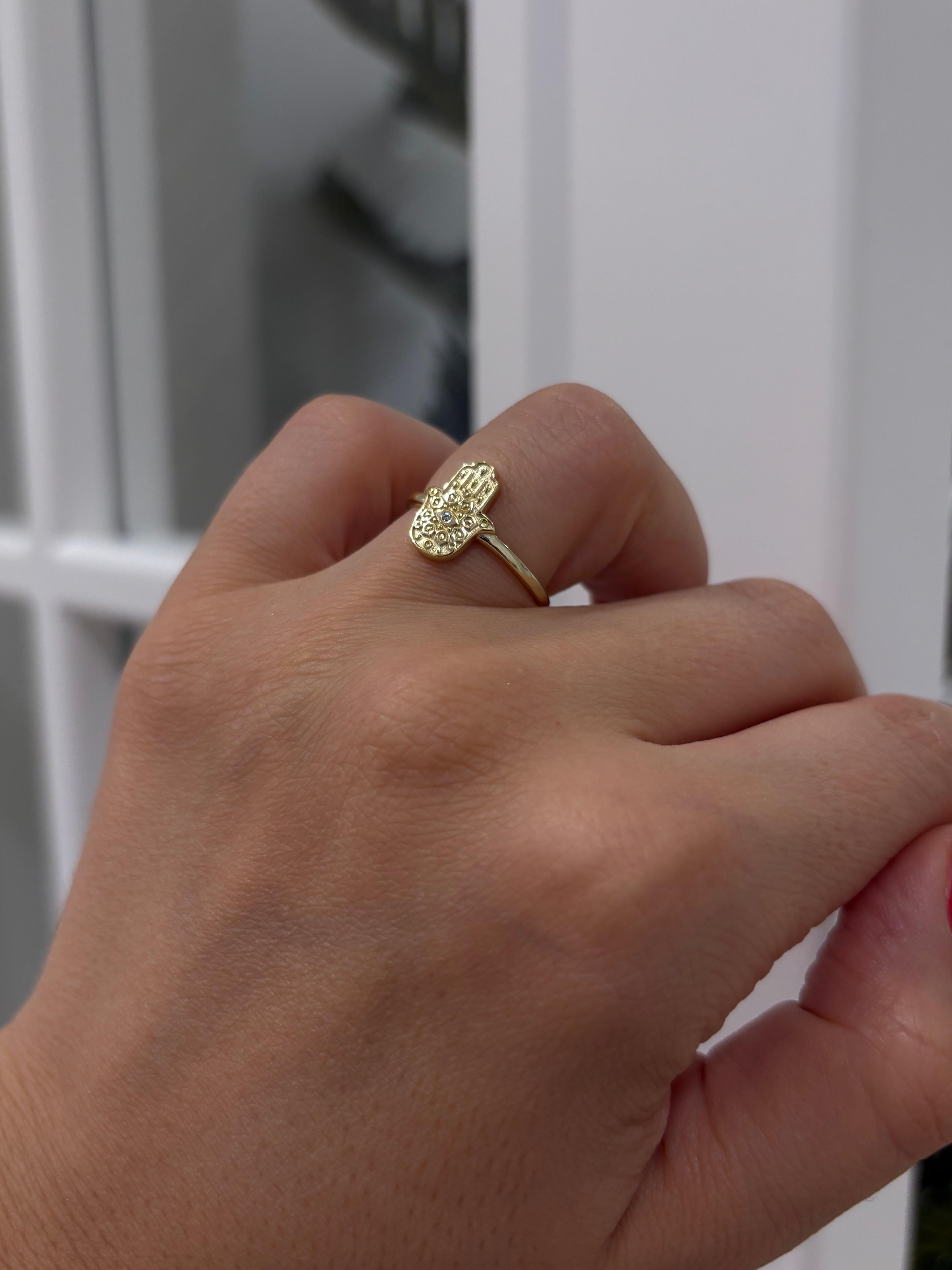 Kadın Gümüş Fatma Ana Eli Çıtır Yüzük