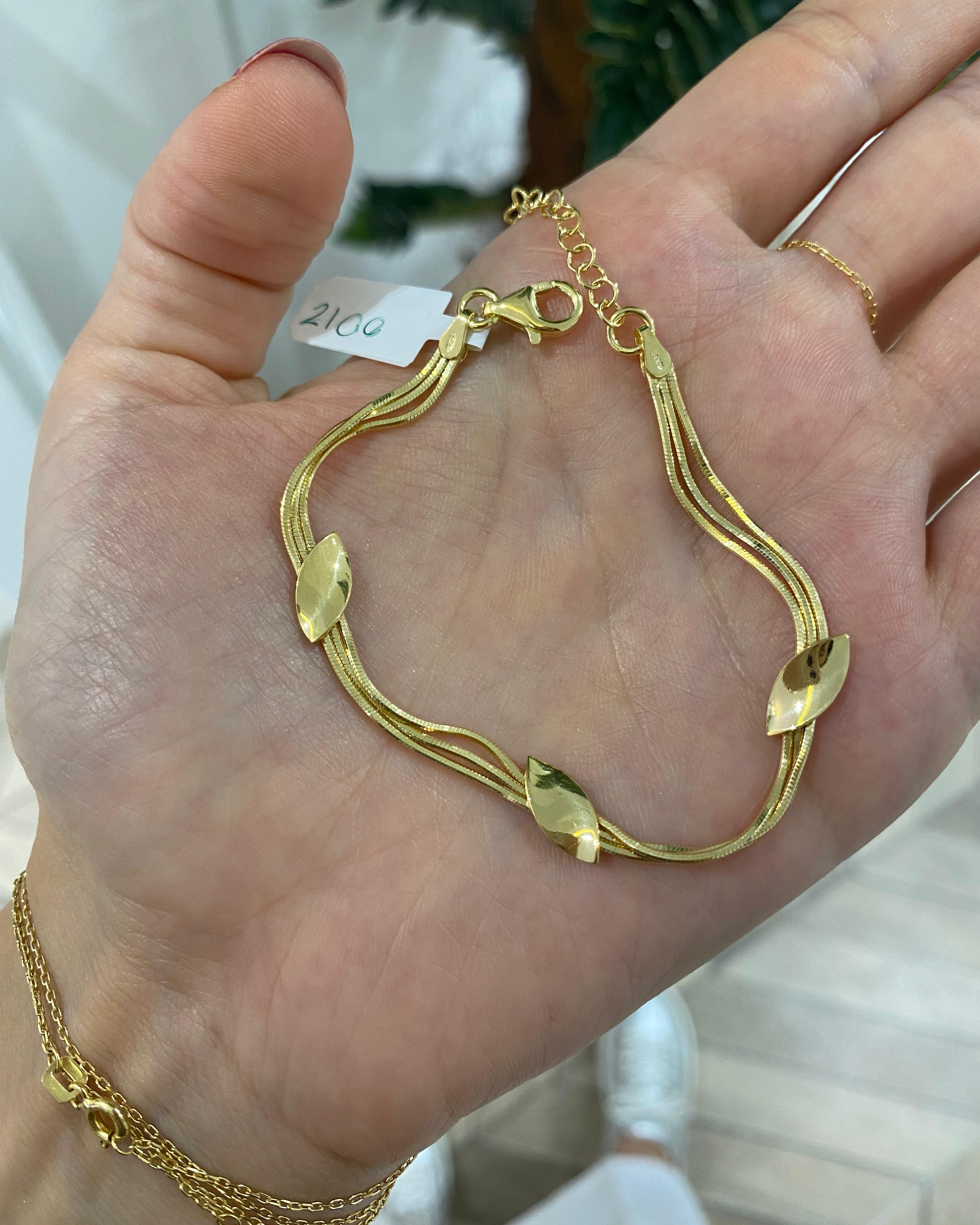 Kadın Gümüş İthal Tasarım Bileklik