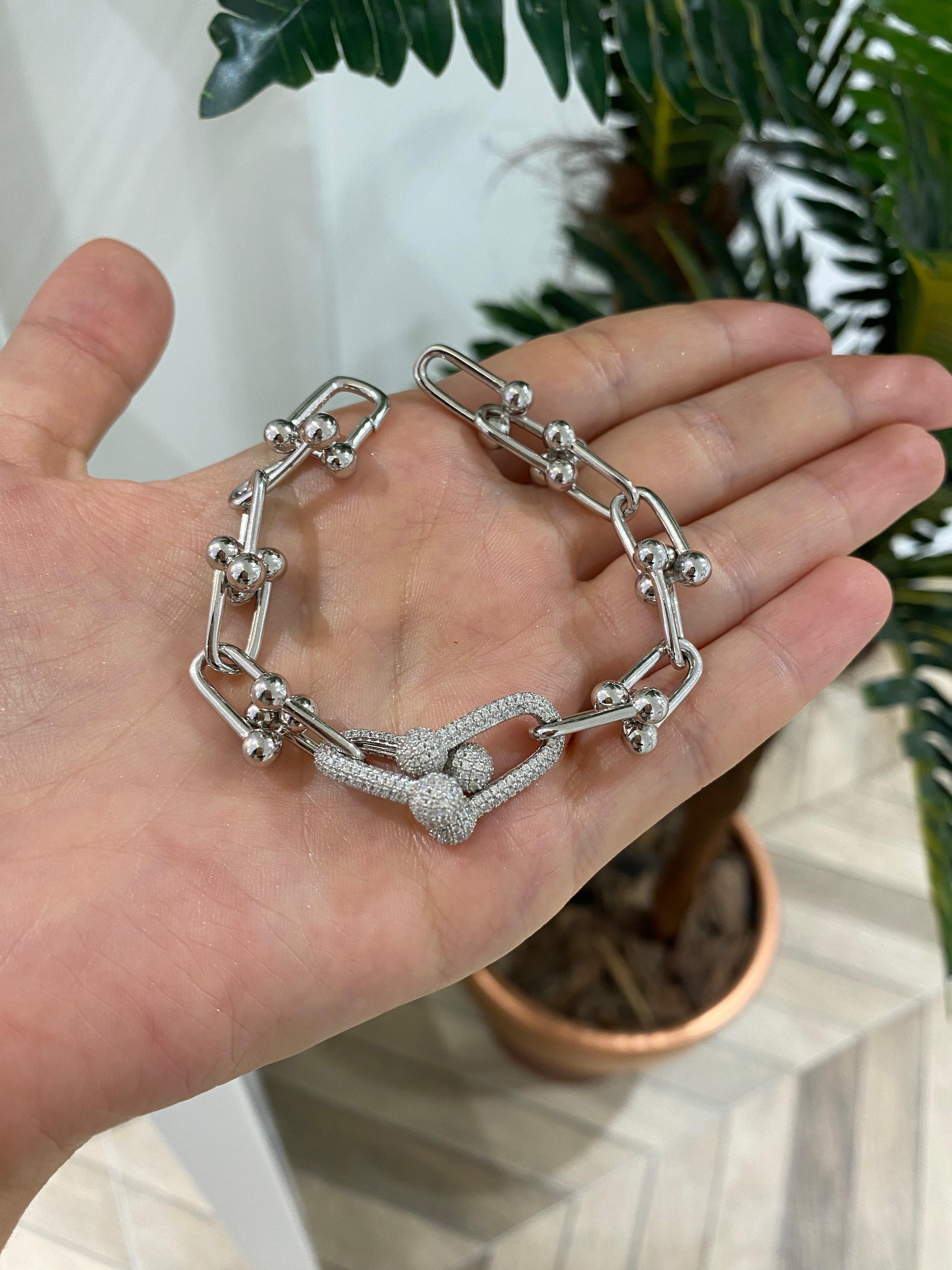 Kadın Gümüş İthal Taşlı Tasarım Bileklik