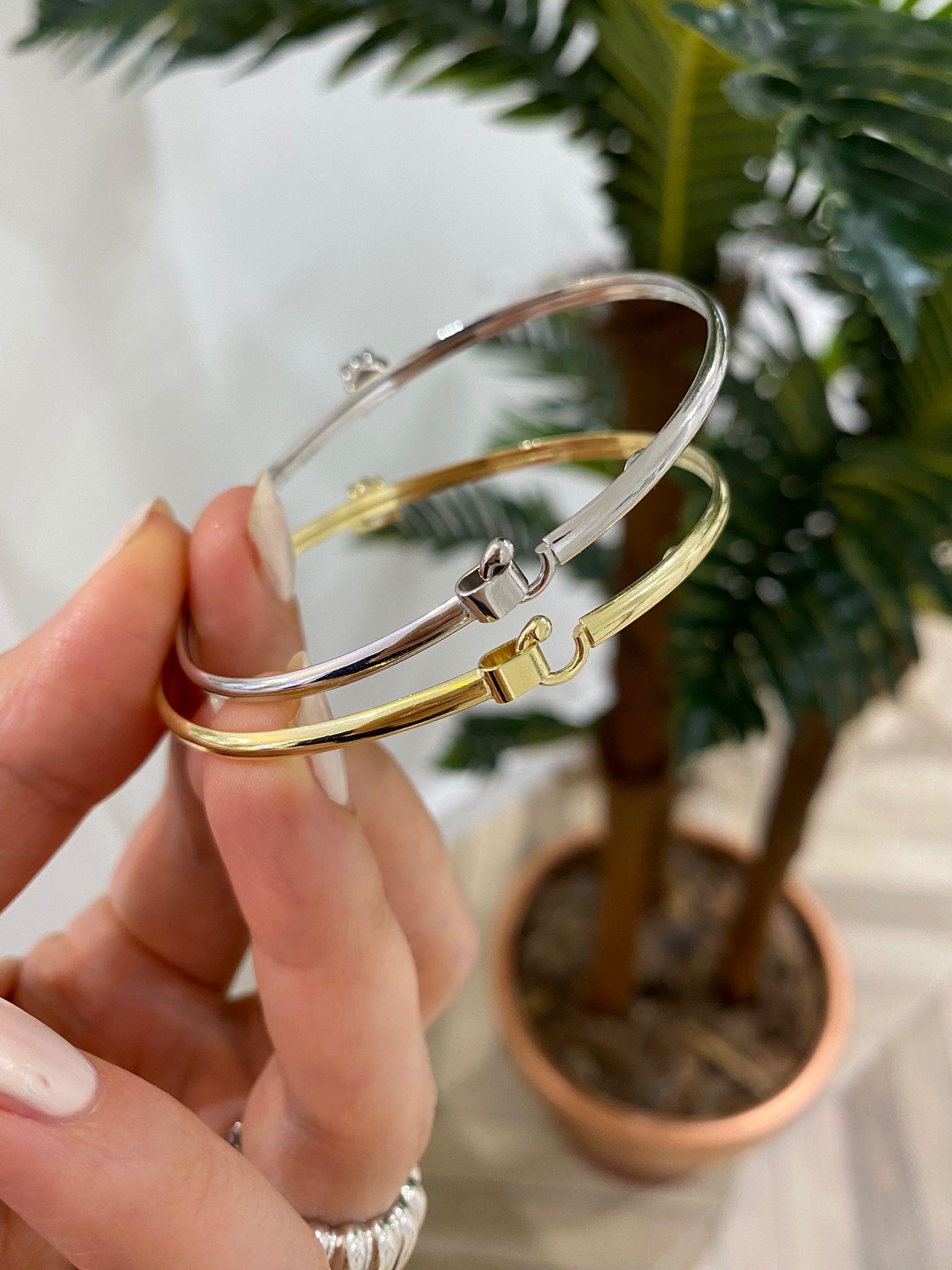 Kadın Gümüş Kalp Zirkon Taşlı Bileklik