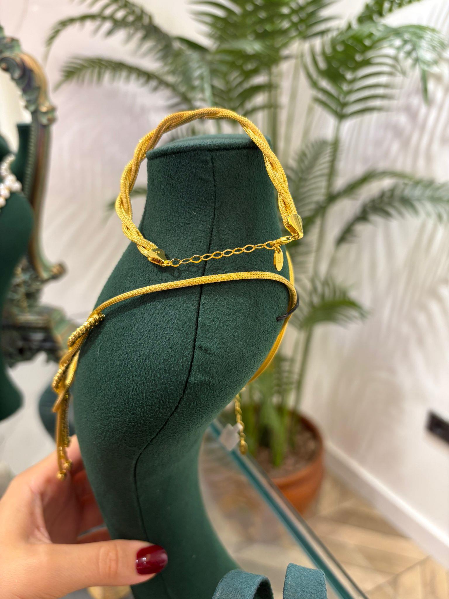 Kadın Gümüş Kayzen Düğün Set Takımı 4