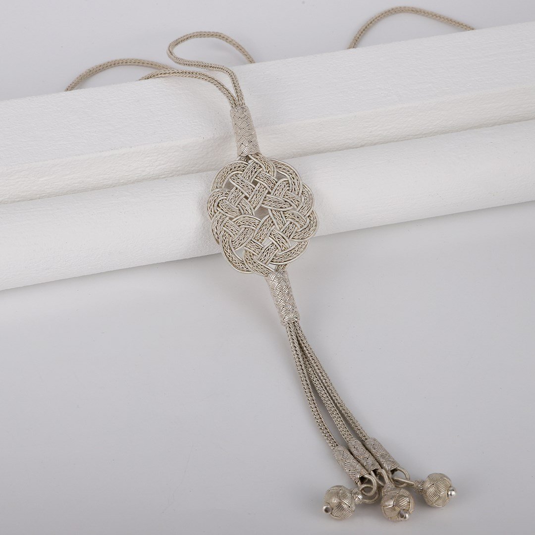 Kadın Gümüş Kazaziye Kolye