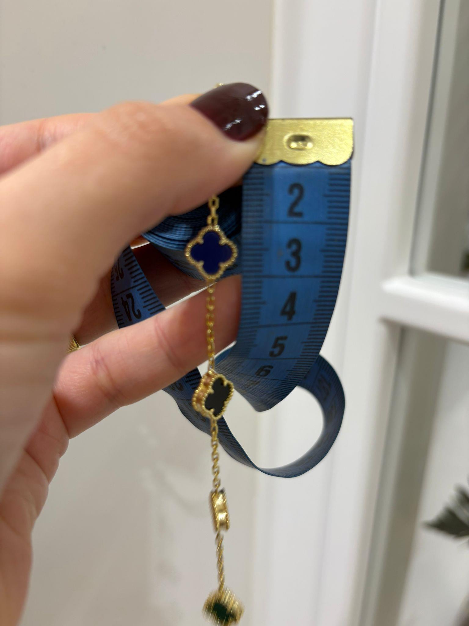 Kadın Gümüş Renkli 5 Yoncalı Bileklik 