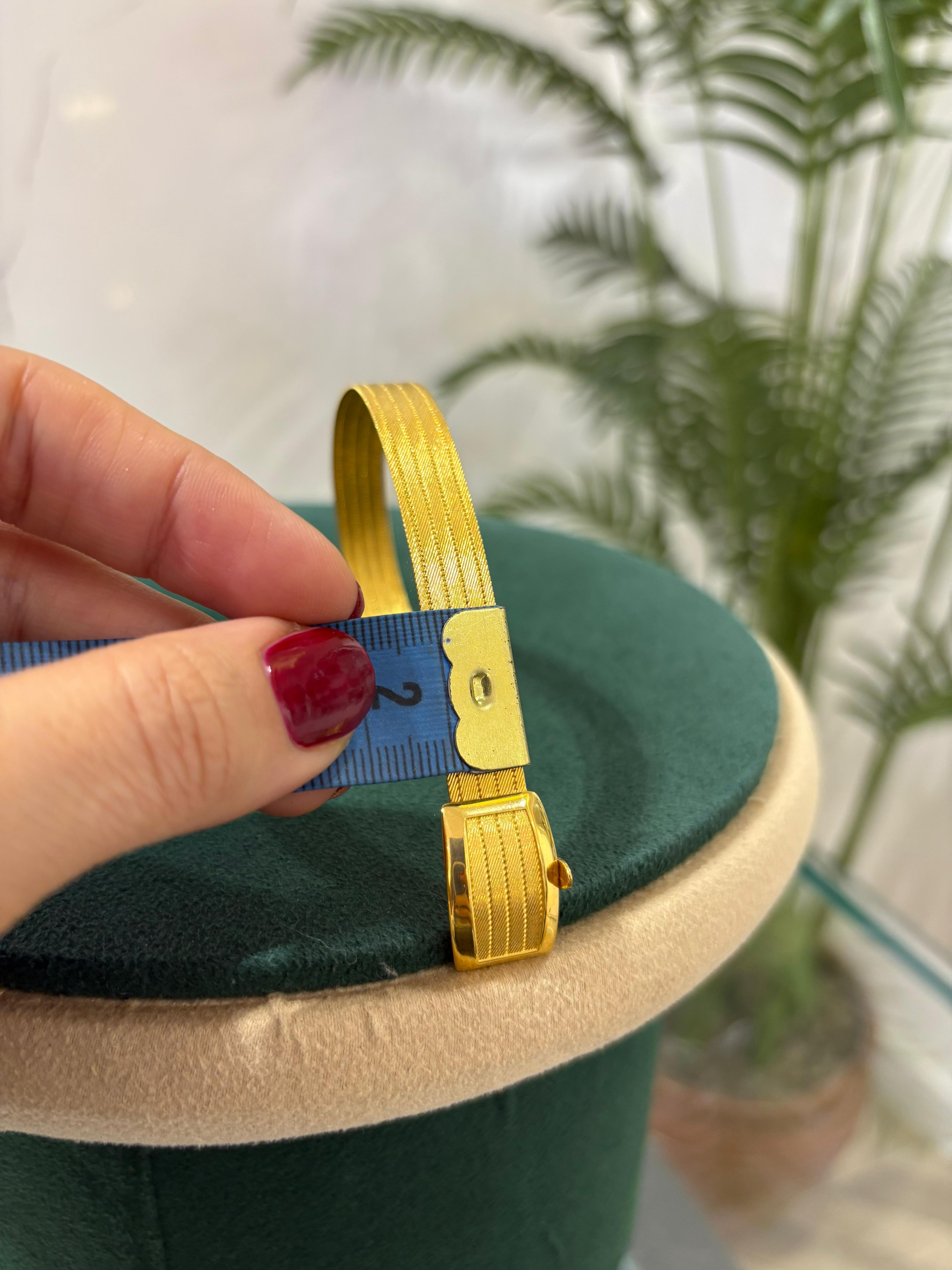 Kadın Trabzon Hasır 5 Sıra Gümüş Bileklik