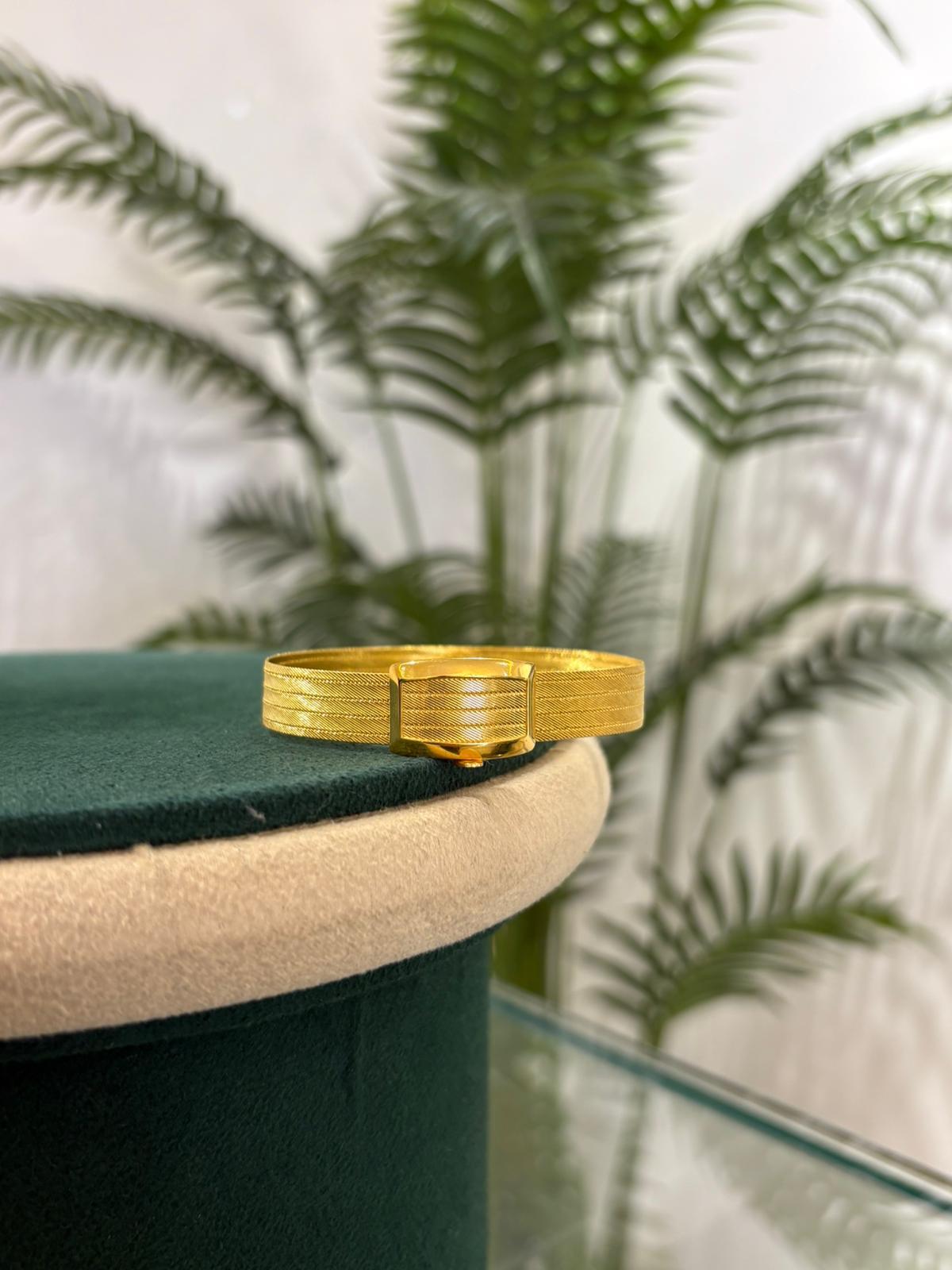 Kadın Trabzon Hasır 5 Sıra Gümüş Bileklik