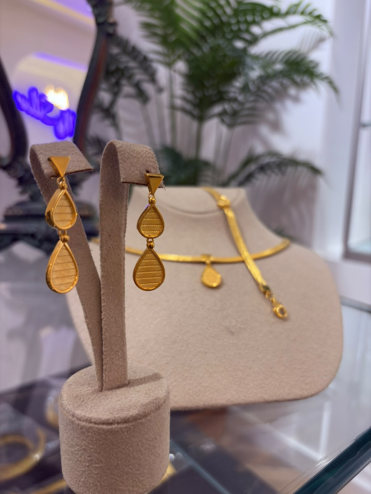 Kadın Gümüş Trabzon Hasır Damla 3 Sıra Damla Model Set