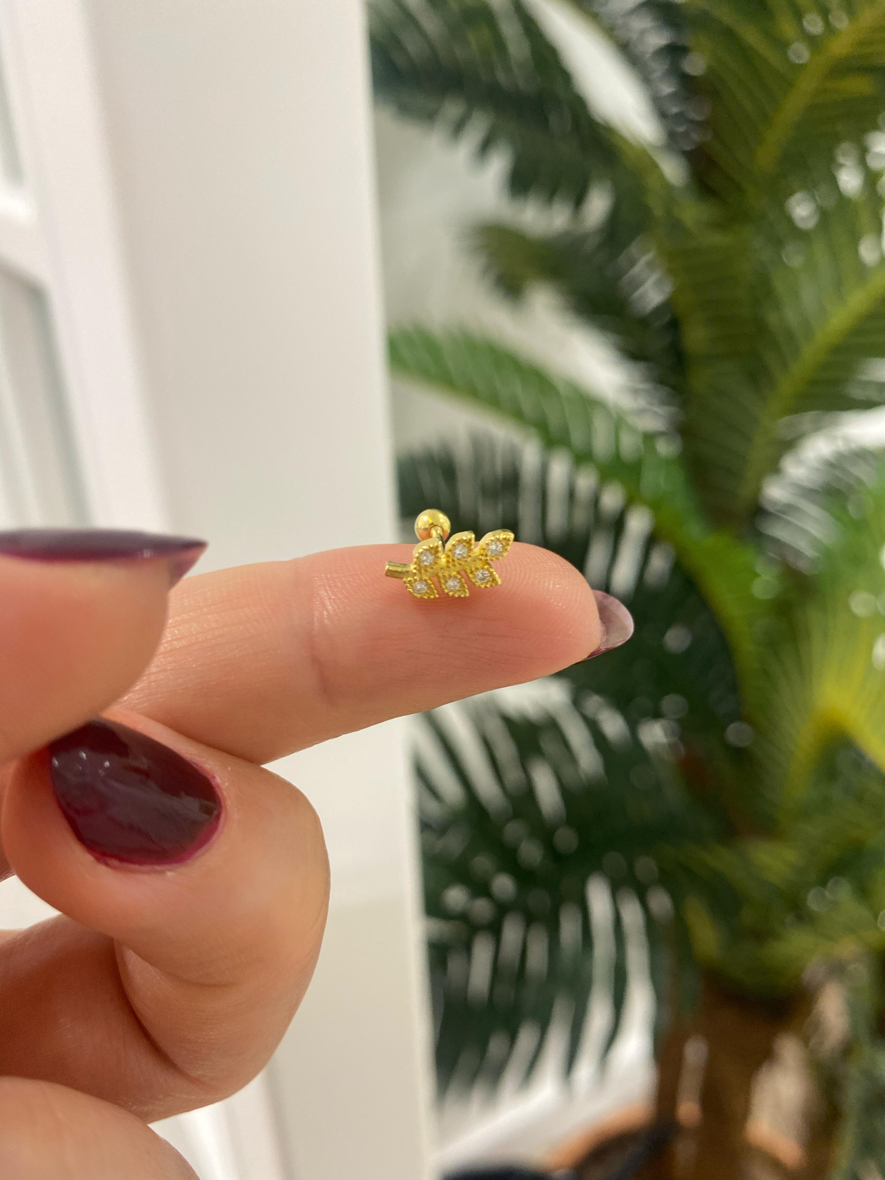 Kadın Gümüş Tragus