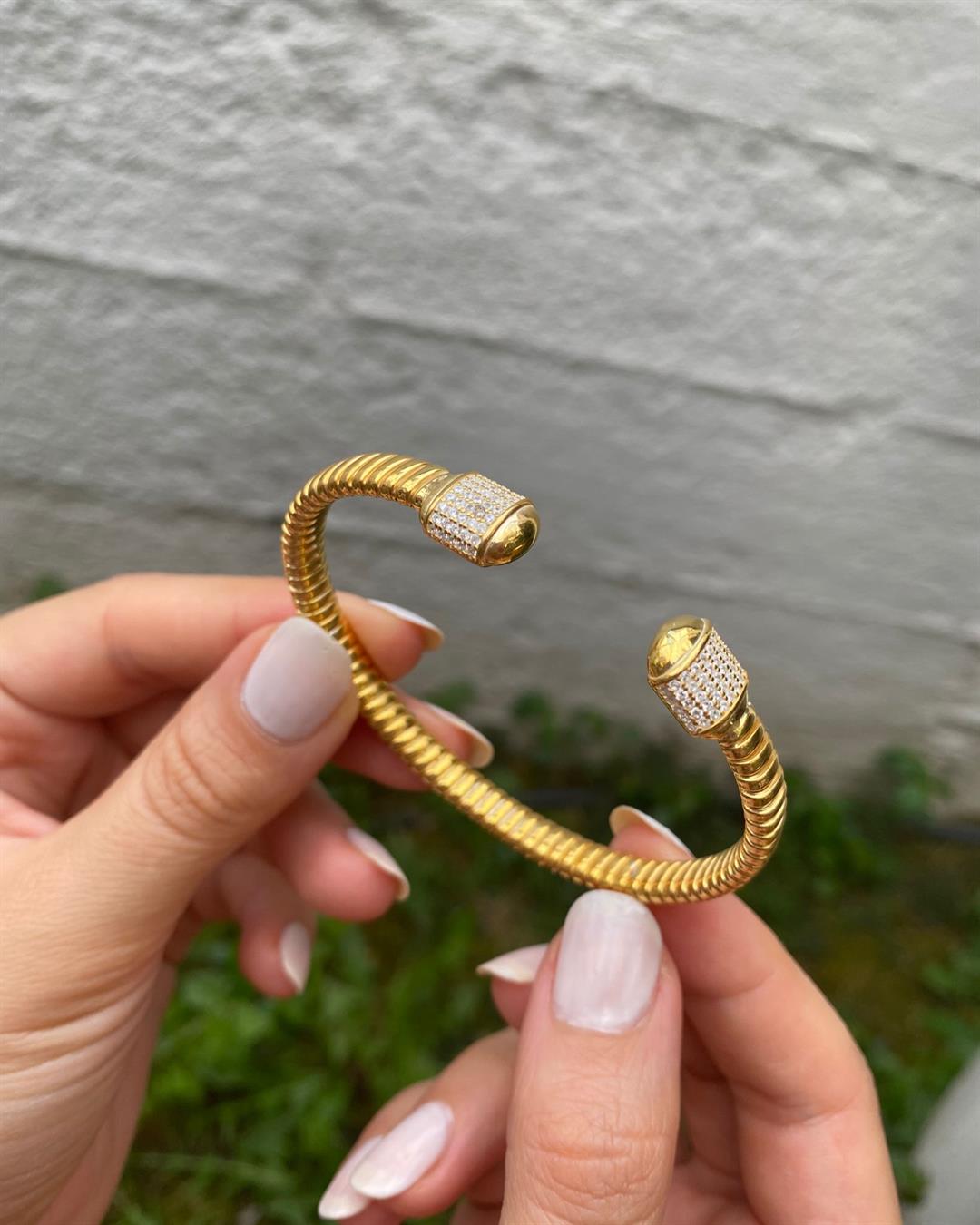 Kadın Gümüş Zirkon Bileklik