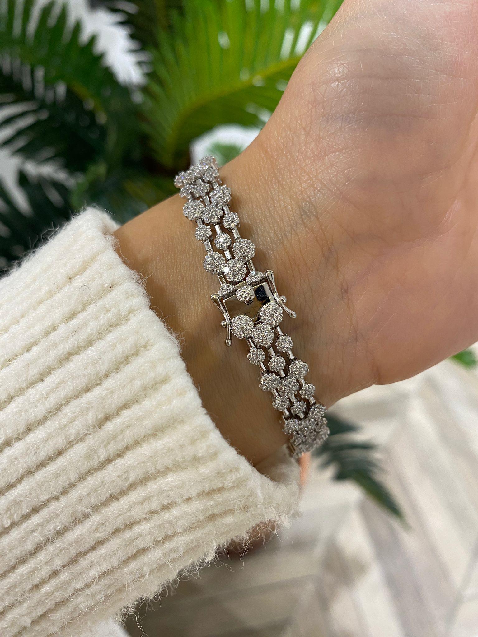 Kadın Gümüş Zirkon Taşlı Bileklik