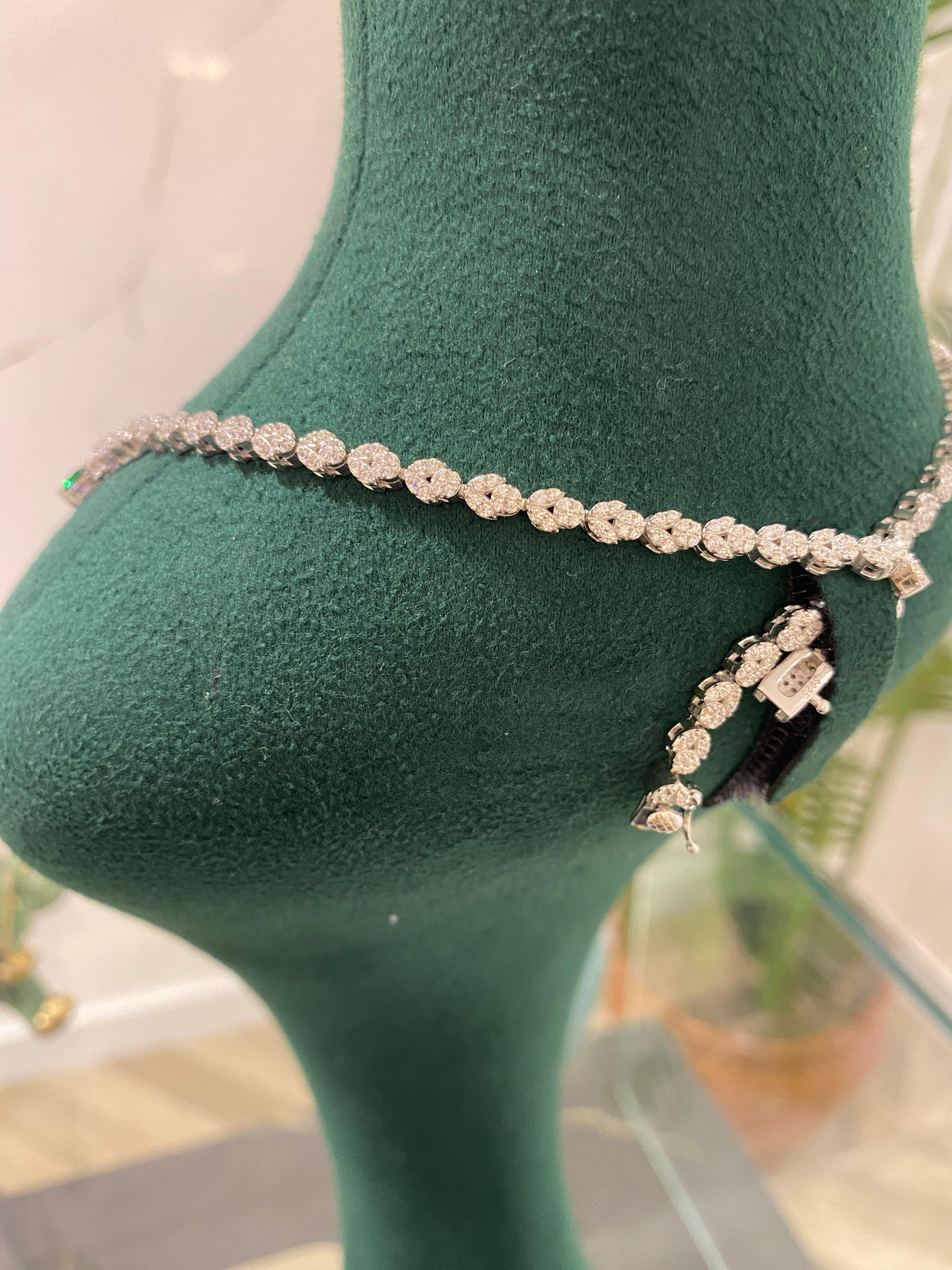 Kadın Gümüş Zümrüt Taşlı Düğün Set Takımı