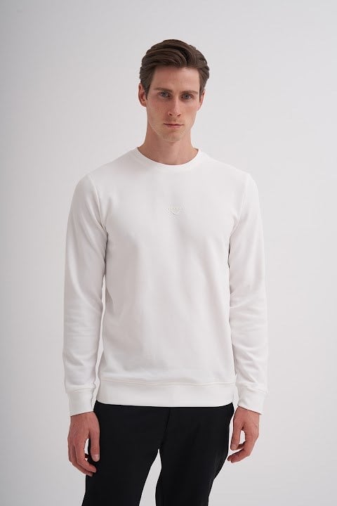 Cazador Erkek  Caz 51520 Bıs.Yk. Sweat Ekru