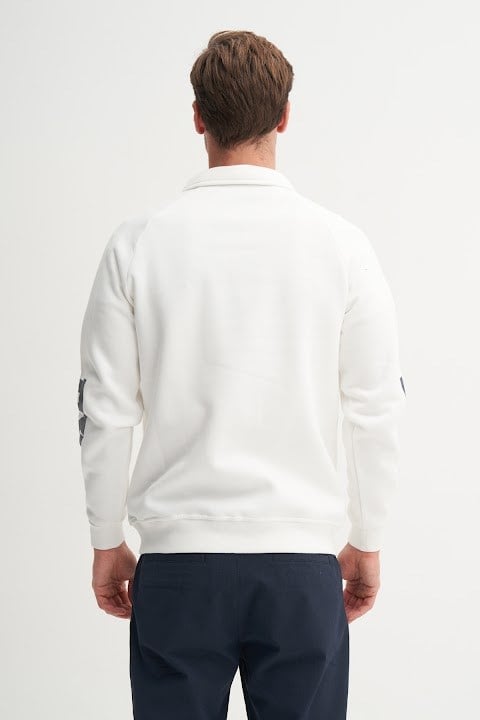 Cazador Erkek  Caz 53860 Dik Yk. Sweat Ekru