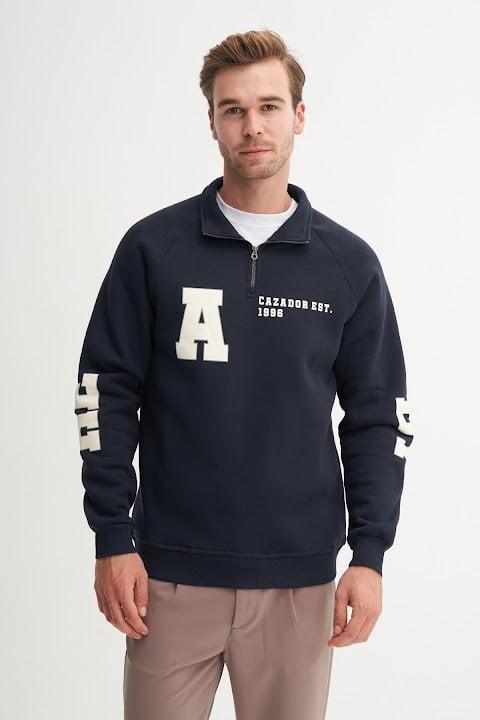 Cazador Erkek  Caz 53860 Dik Yk. Sweat Lacivert