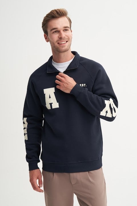 Cazador Erkek  Caz 53860 Dik Yk. Sweat Lacivert