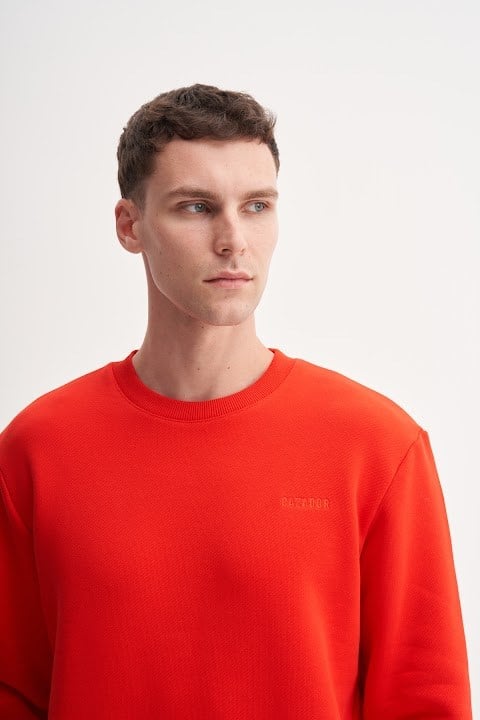 Cazador Erkek  Caz 54250 3Ipl. Bıs.Yk. Sweat Kırmızı